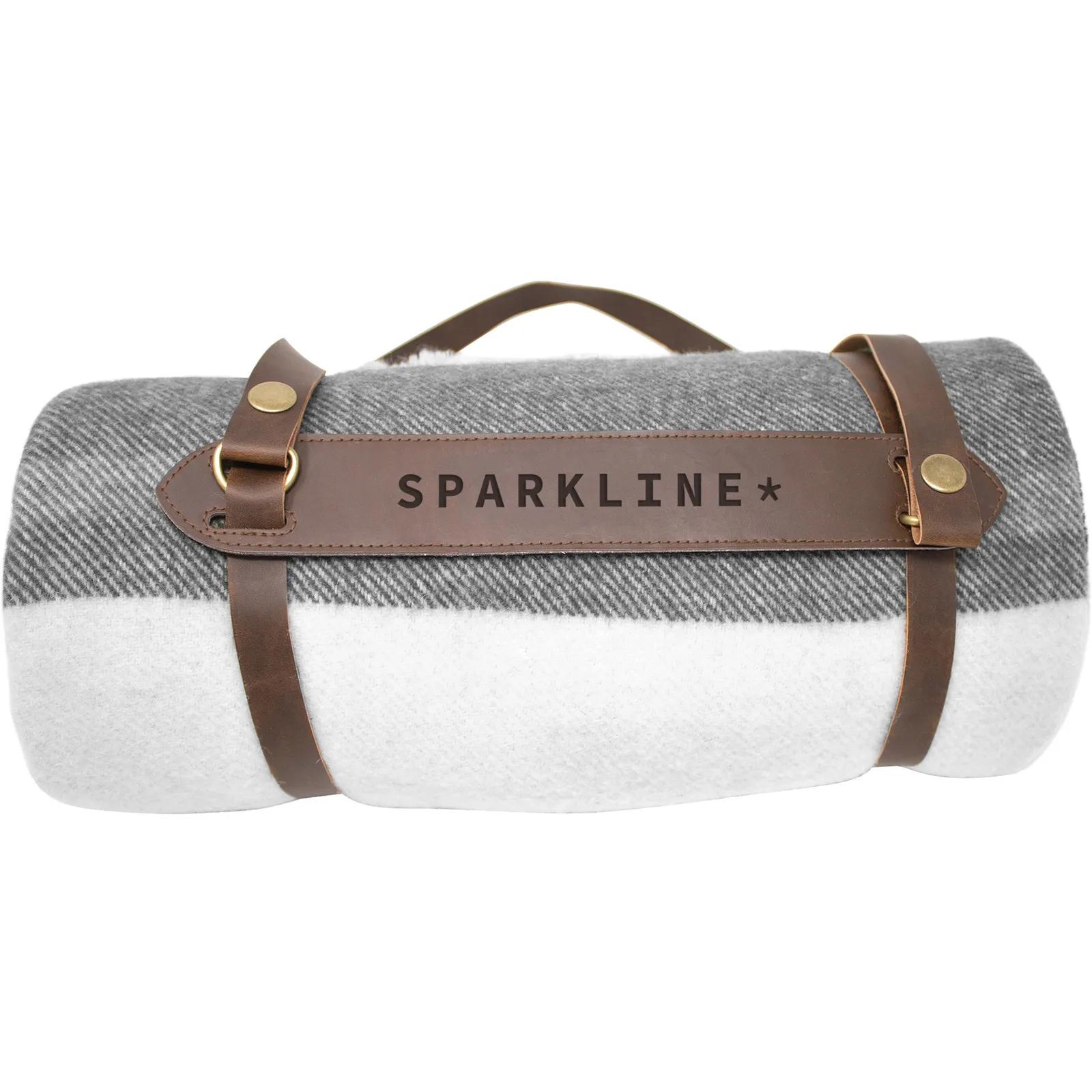 Blanket Wool Blend Leather Carrier - 66 x 52 in - product view 7