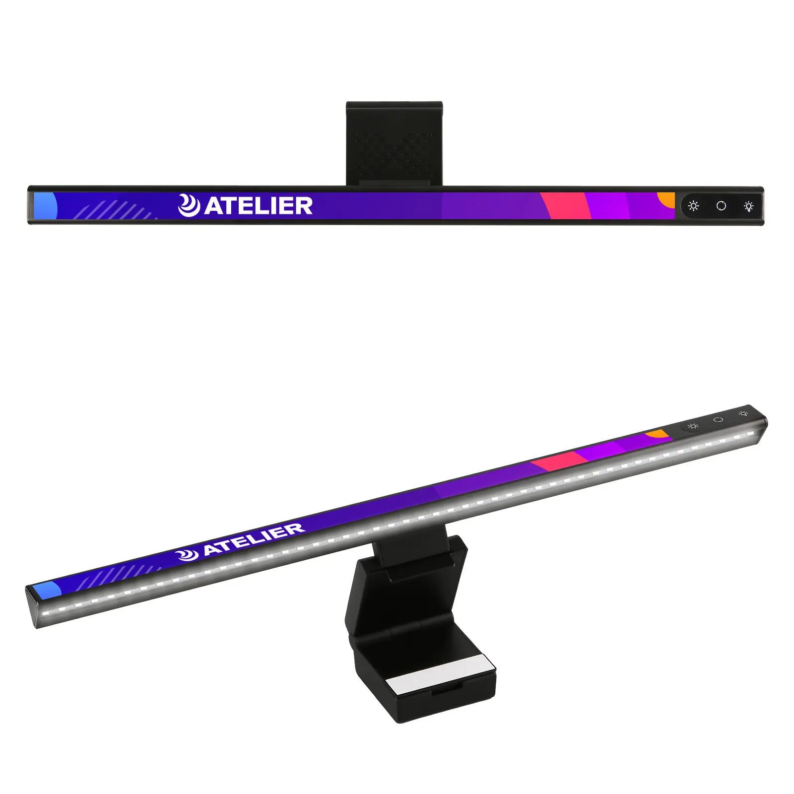 Monitor Light Bar Aluminum Clip-On Timer - 16.5 in - product view 5