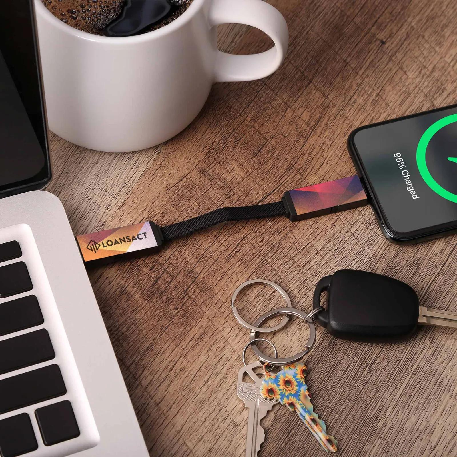 Keychain Charging Cable Magnetic Multi-Connector - product view 2