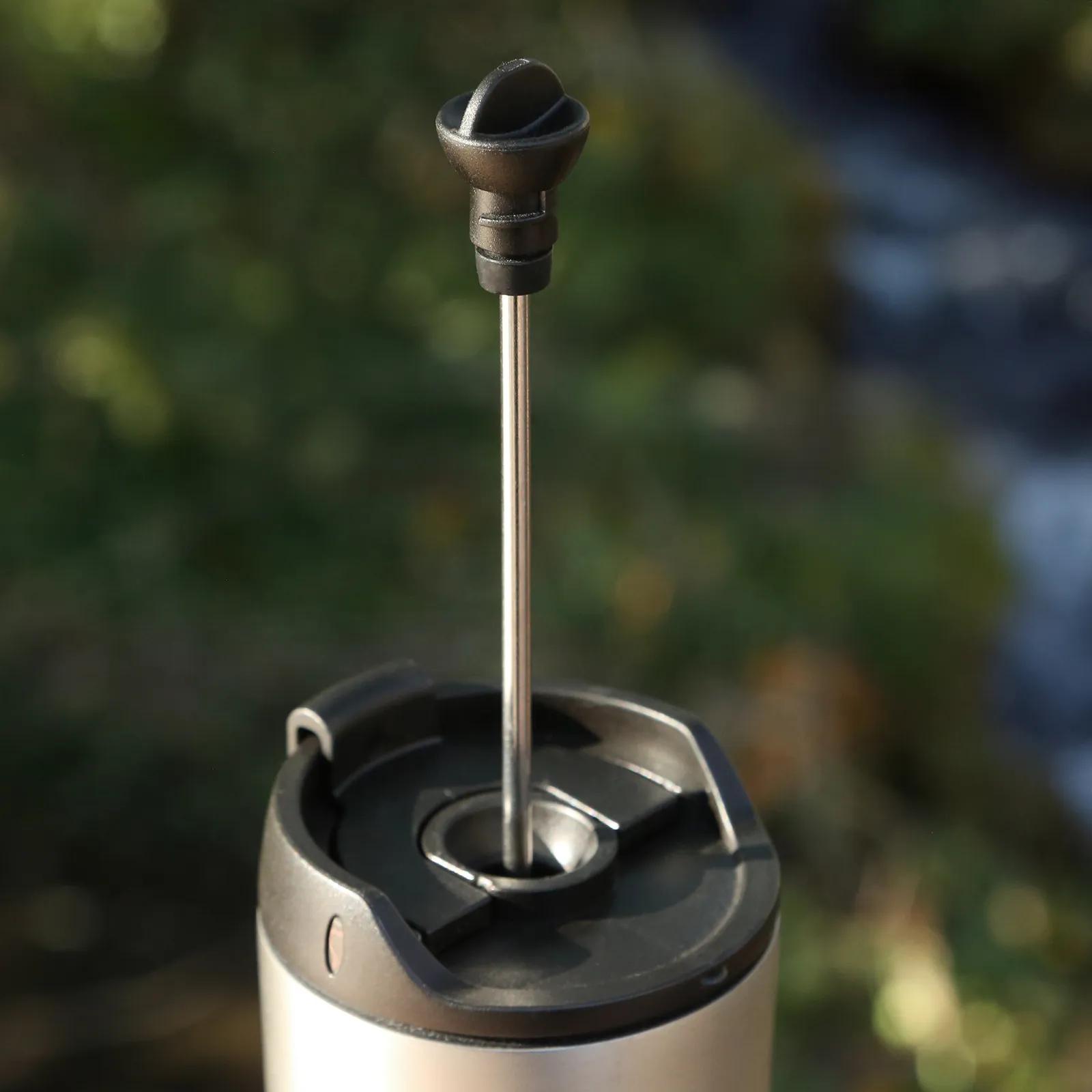 Coffee Tumbler French Press Stainless Steel - 8.75 in - product view 4