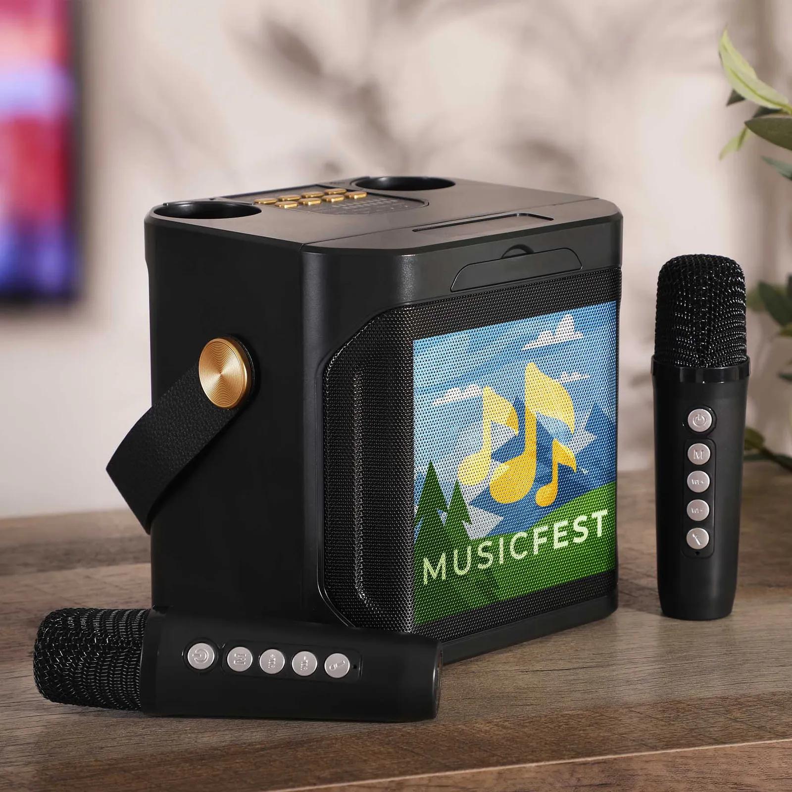 Karaoke Machine Wireless Dual Microphone 10W - product view 2