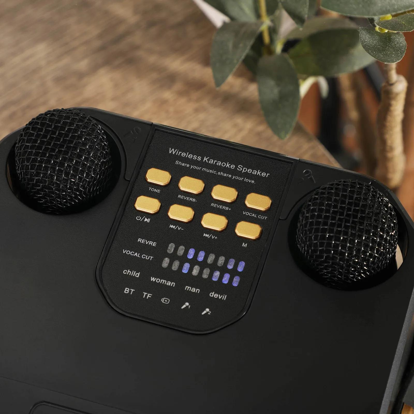 Karaoke Machine Wireless Dual Microphone 10W - product view 3
