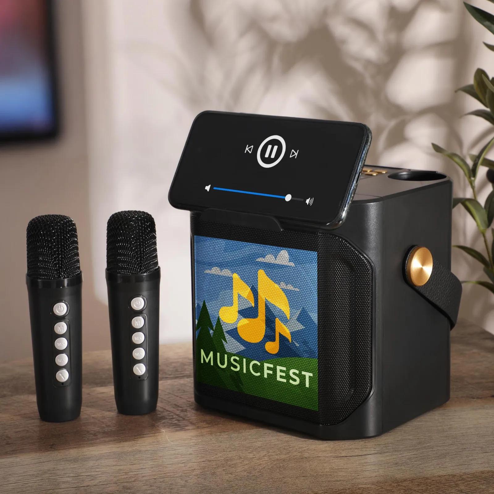 Karaoke Machine Wireless Dual Microphone 10W - product view 4