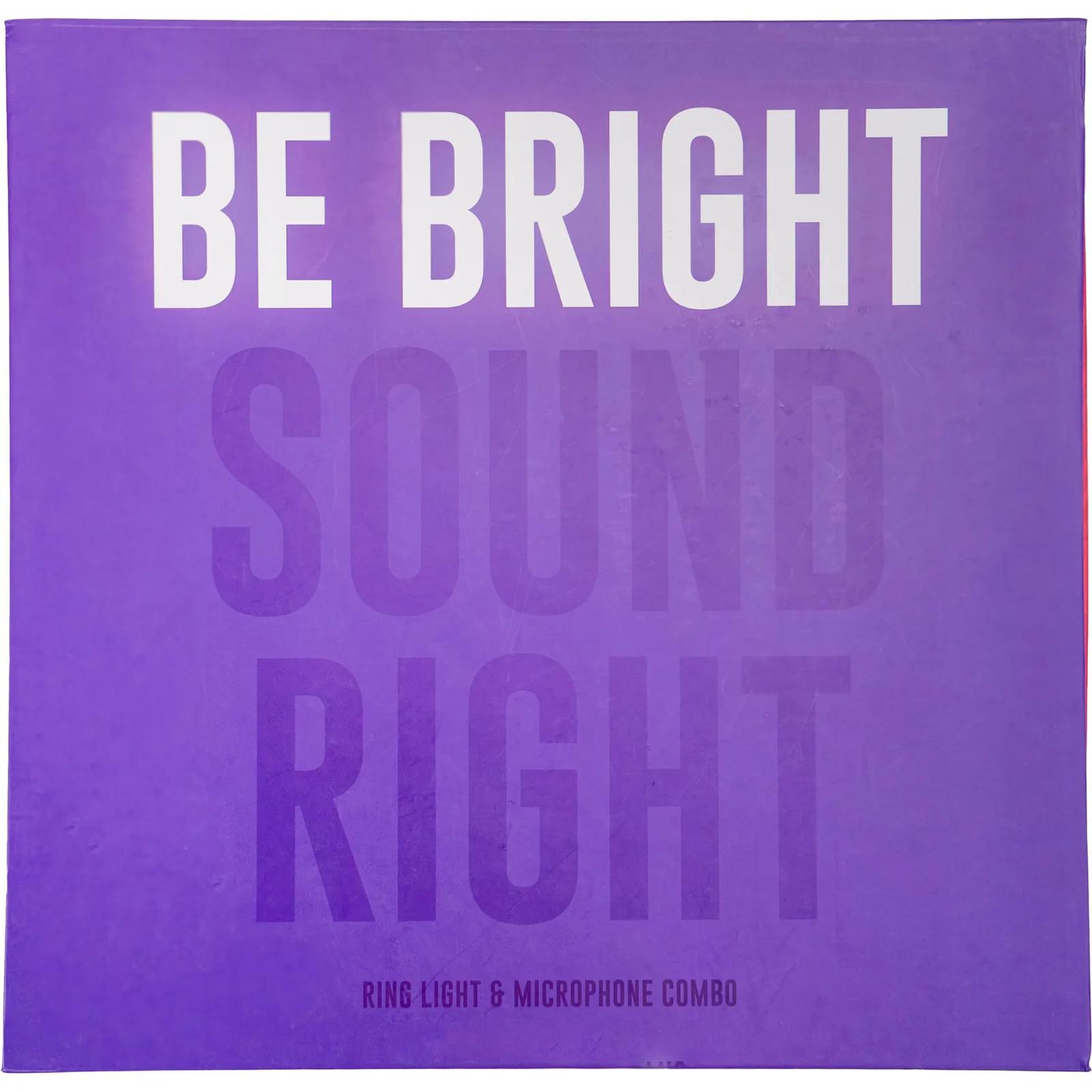 Ring Light Phone Stand Studio Microphone Kit - 10 in - product view 3