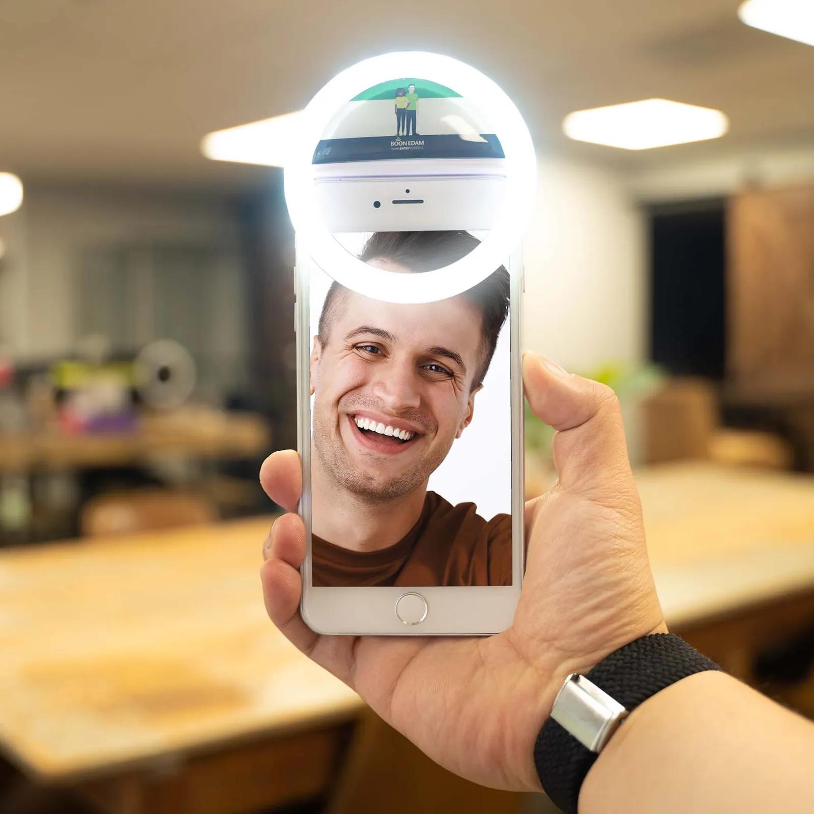 Selfie Light Cell Phone Clip-On LED Front-Facing - product view 4