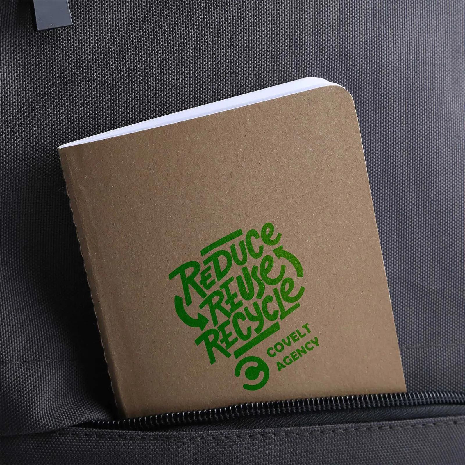 Pocket Notebook Recycled Fruit Fiber Cover - 3 x 5 in - product view 6