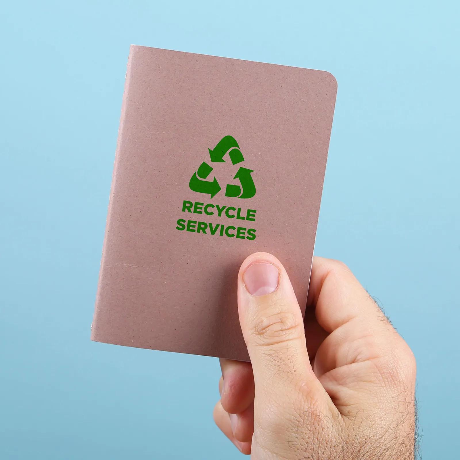 Pocket Notebook Recycled Fruit Fiber Cover - 3 x 5 in - product view 8