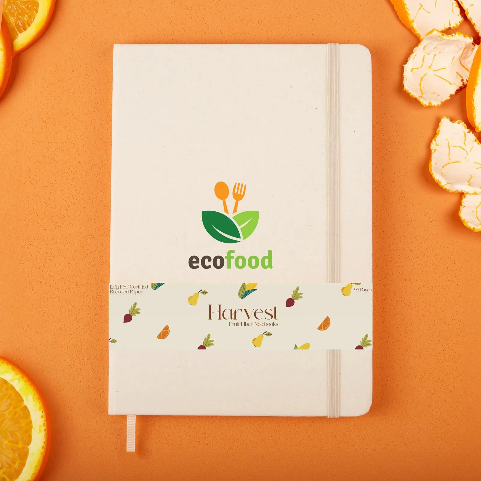 Notebook Recycled Fruit Fiber Cover - 6 x 8.5 in - product view 4