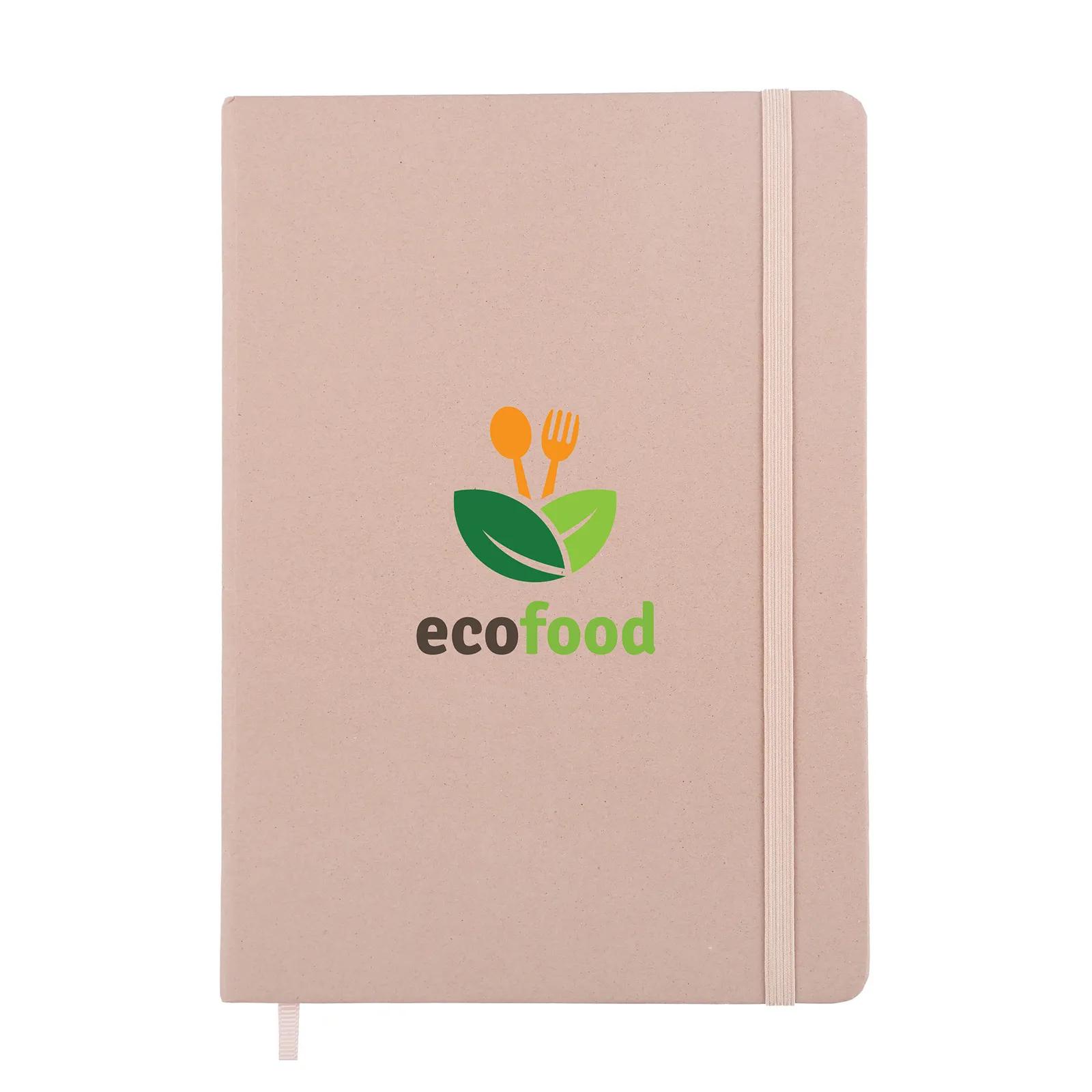 Notebook Recycled Fruit Fiber Cover - 6 x 8.5 in - product view 12