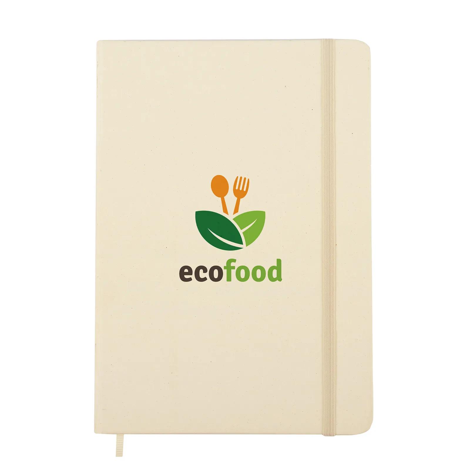 Notebook Recycled Fruit Fiber Cover - 6 x 8.5 in - product view 13
