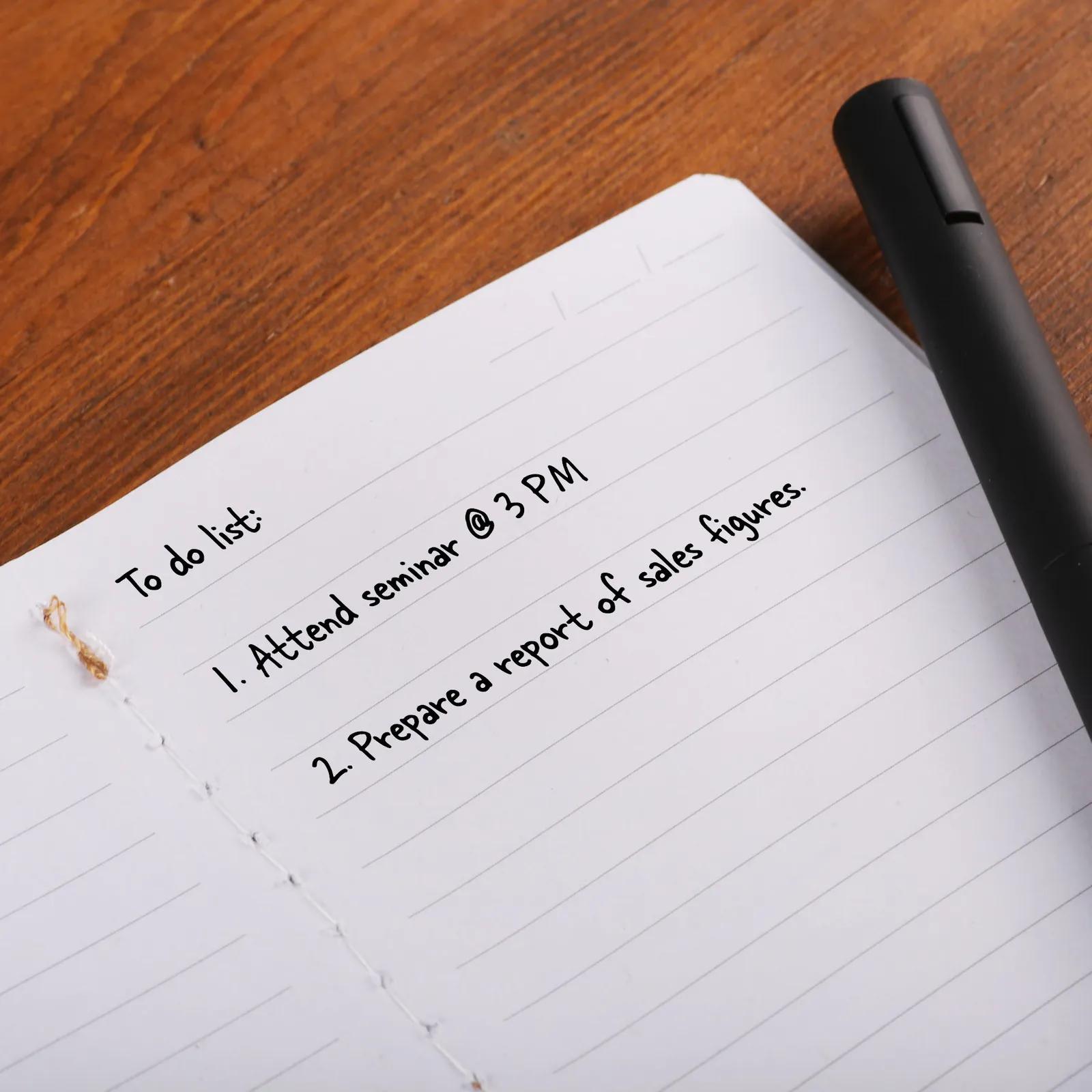 Pocket Notebook Recycled Genuine Leather - 3 x 5 in - product view 5