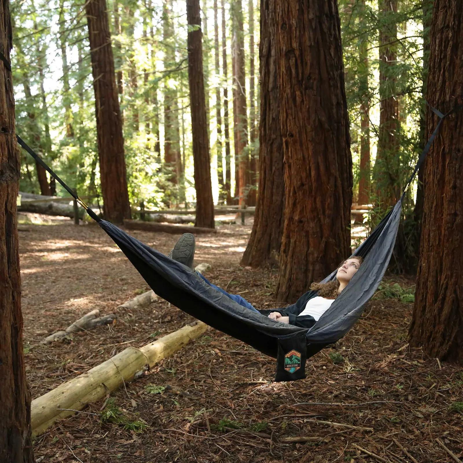 Portable Hammock with Carry Bag 350lb Capacity - 55 x 106 in - product view 3