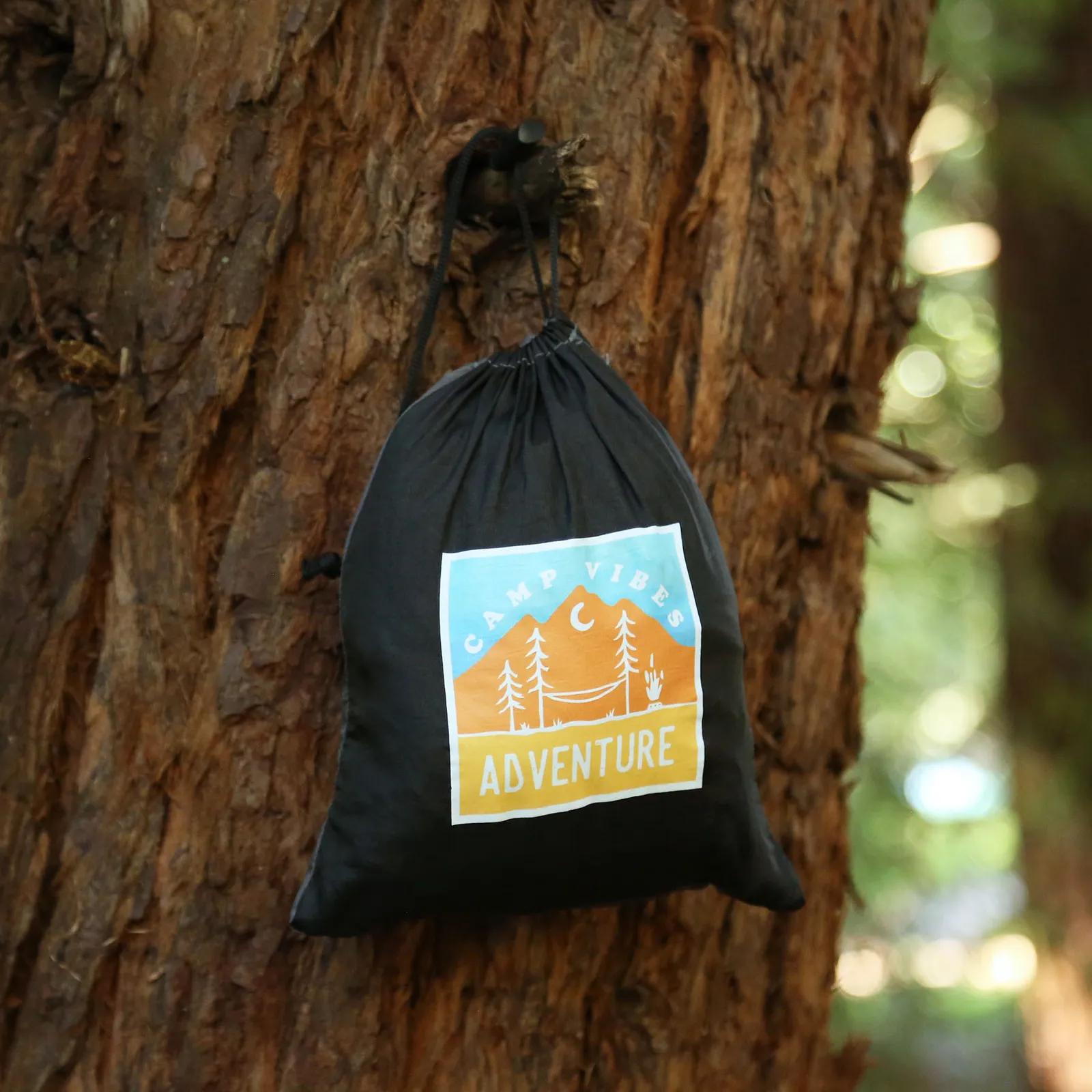 Portable Hammock with Carry Bag 350lb Capacity - 55 x 106 in - product view 8