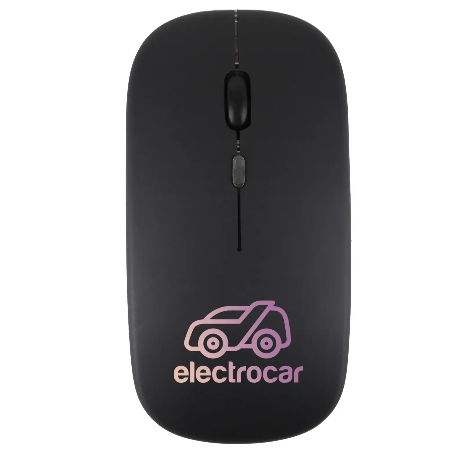 Wireless Mouse LED Light-Up Design - 4.5 x 2.25 in