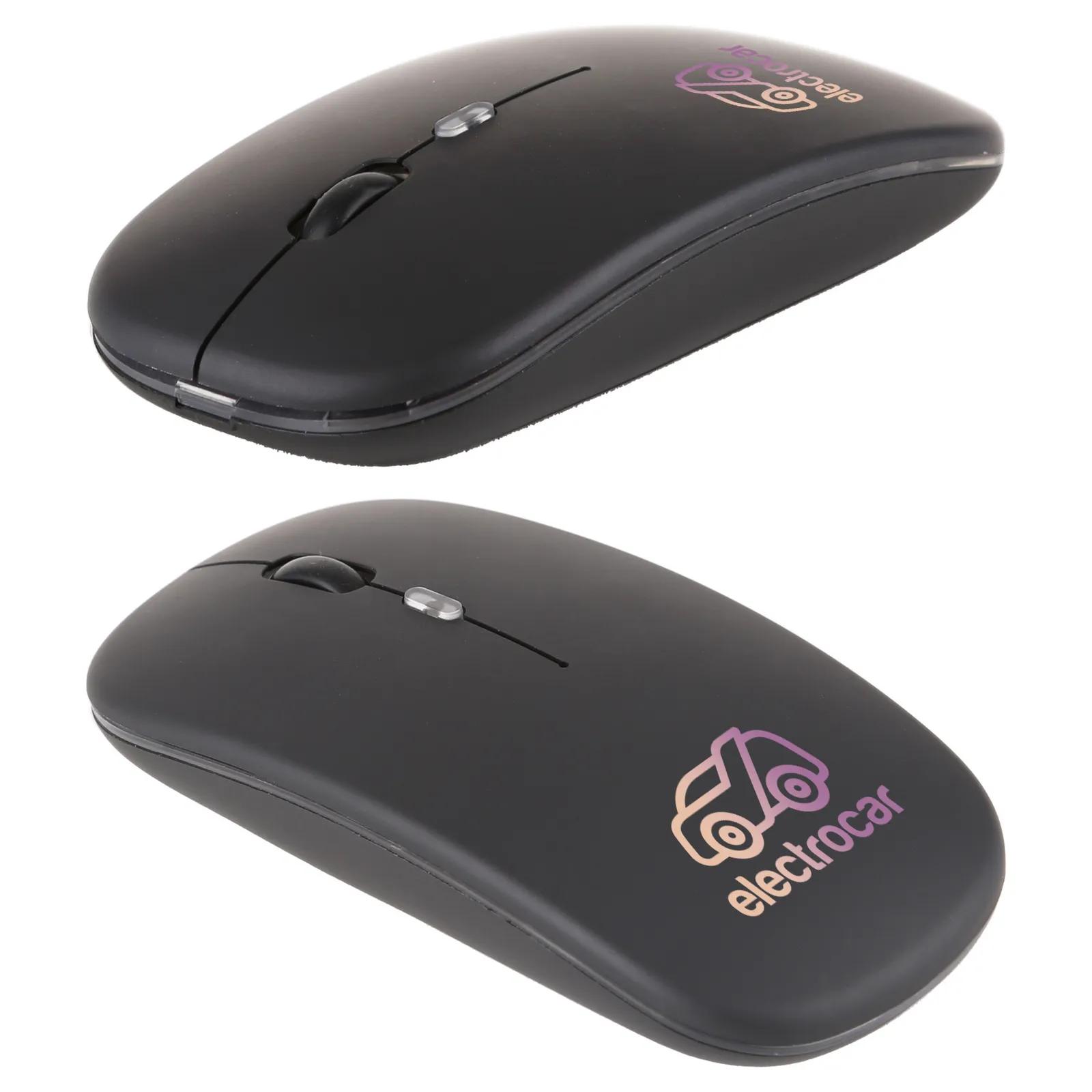 Wireless Mouse LED Light-Up Design - 4.5 x 2.25 in - product view 3