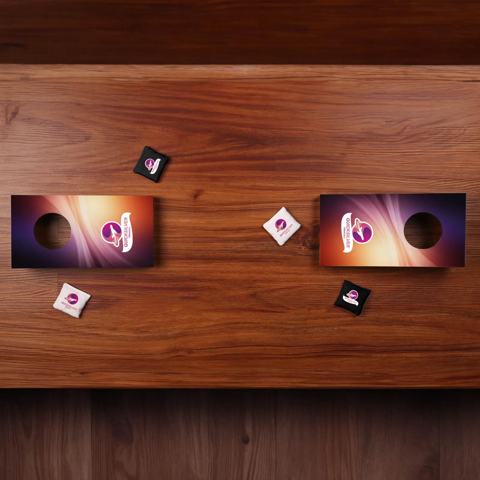 Desktop Cornhole Game Set with Carrying Bag - 10.5 x 5.4 in - product view 3