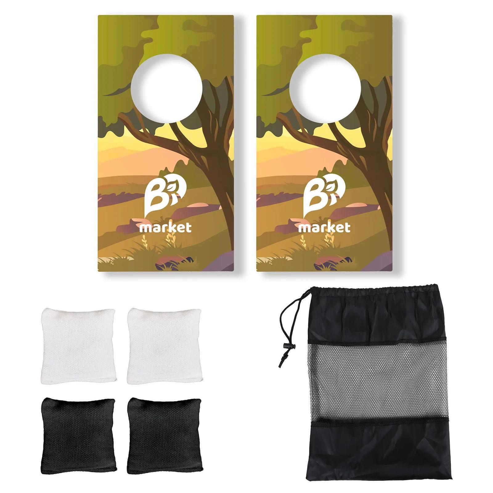 Desktop Cornhole Game Set with Carrying Bag - 10.5 x 5.4 in - product view 4