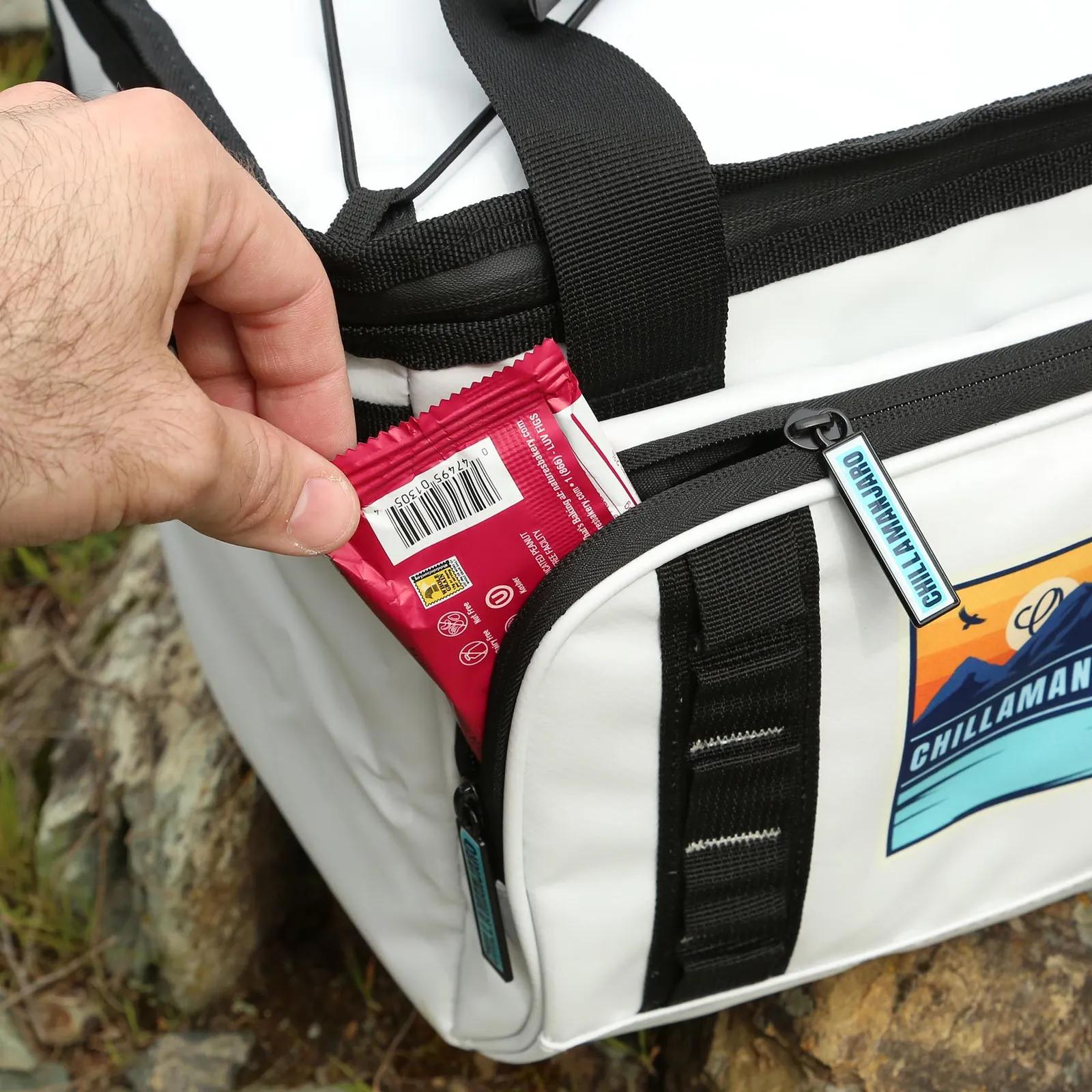 Insulated Cooler Bag Tarpaulin 12-Can Capacity - 11 x 10.5 in - product view 6