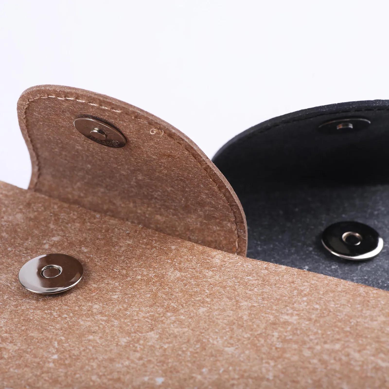 Hardcover Notebook Recycled Leather Lined - 6 x 8.5 in - product view 6