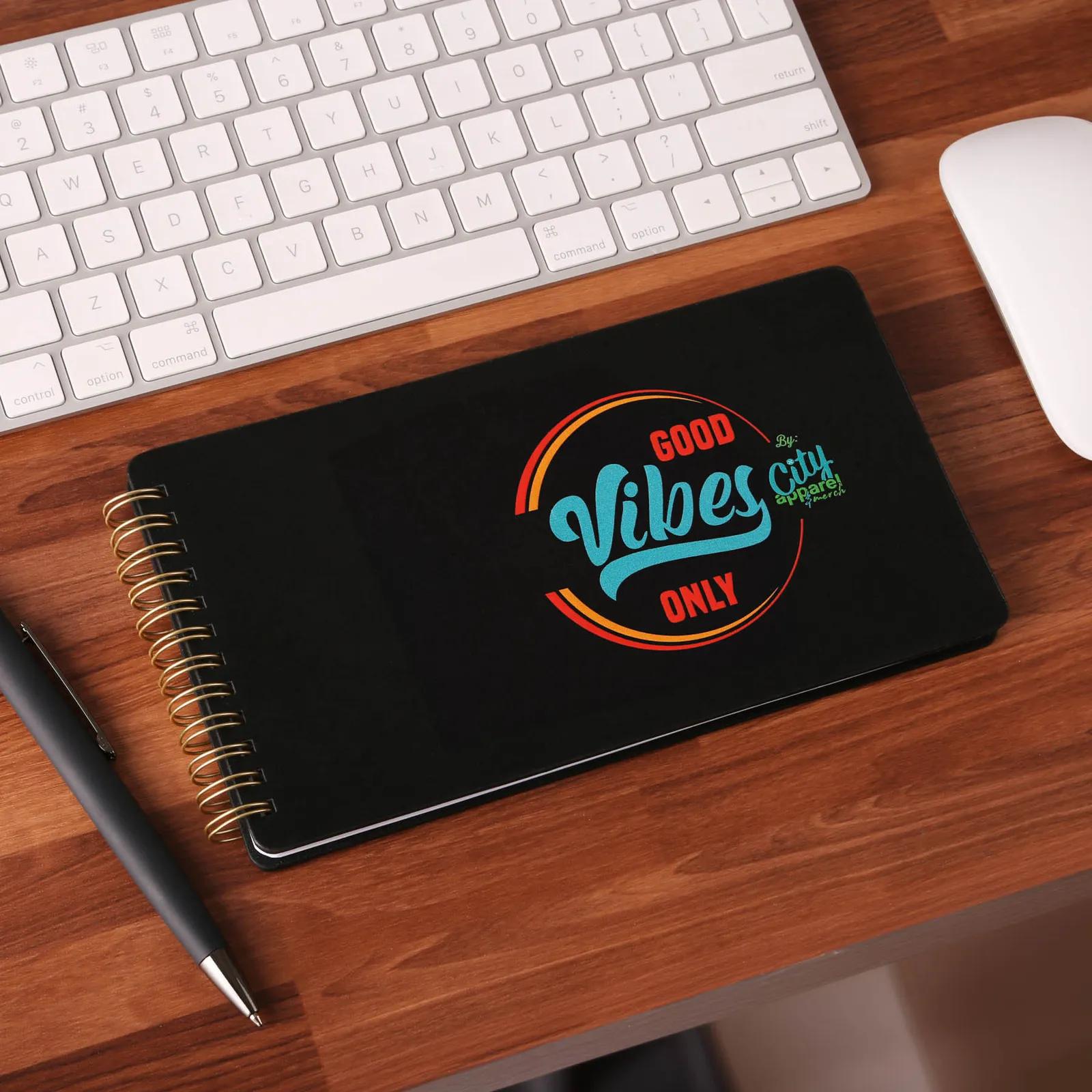 Desktop Notebook Spiral Bound Lengthwise - 8.75 x 4.5 in