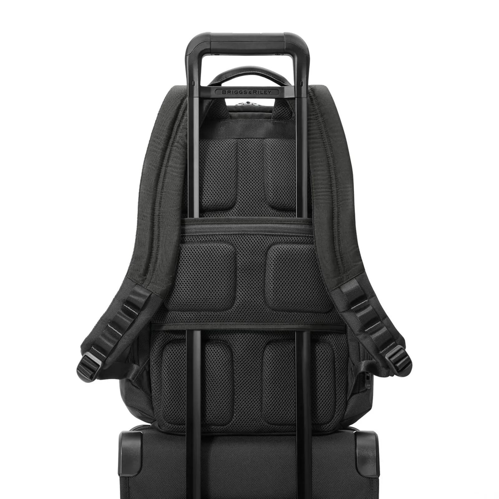 Cargo Backpack Recycled Polyester with Laptop Compartment - 8 x 14 x 18.5 in - product view 4