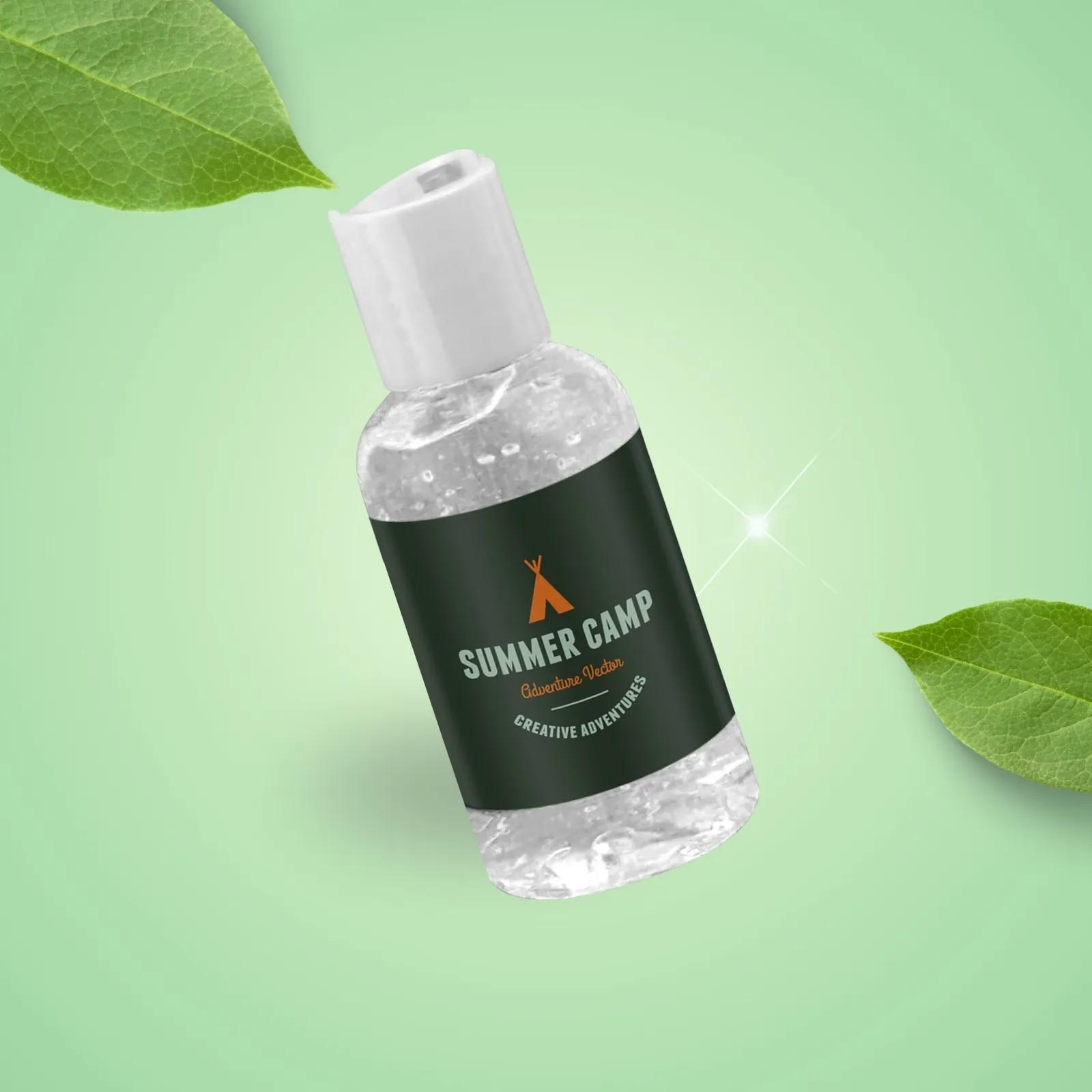 Aloe Vera Gel Bottle TSA Friendly Push Top - 2 oz