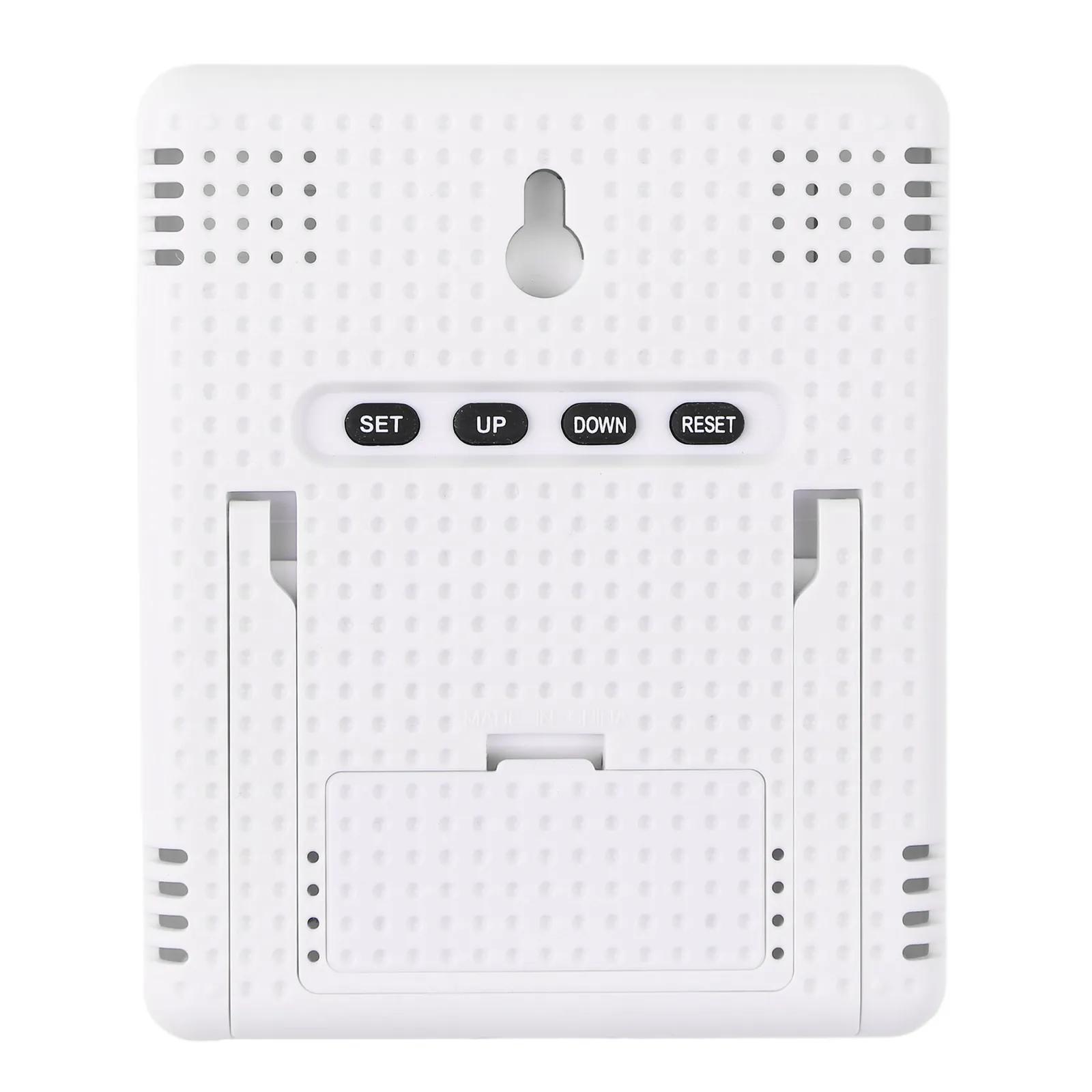 Indoor Weather Station Bamboo Temperature Humidity - product view 3