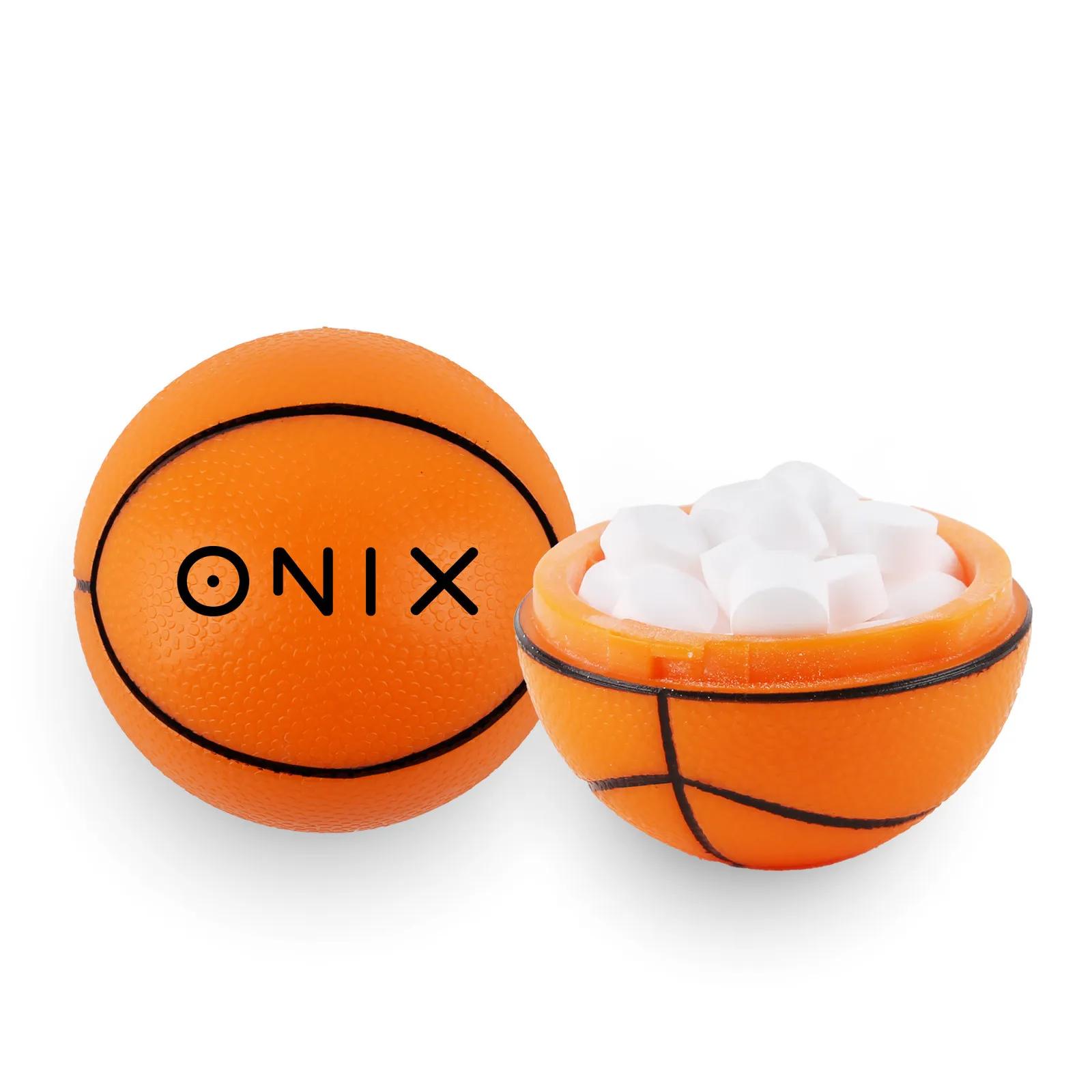 Basketball Shaped Mint Container - 1.5 in - product view 2