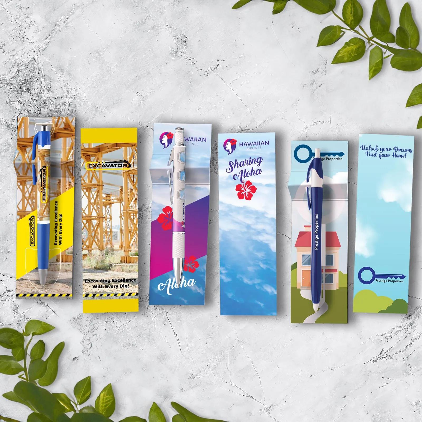 Pen Backer Card Double-Sided Cardstock - 6.5 x 2 in - product view 5