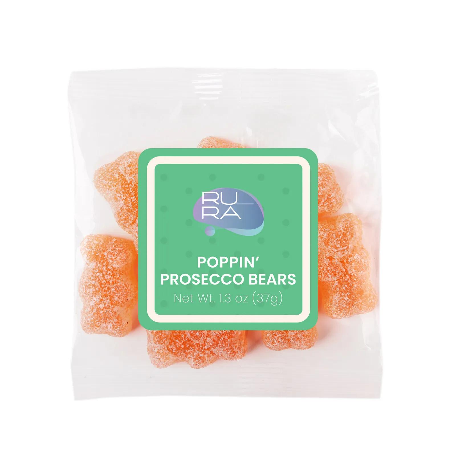 Prosecco Flavored Gummy Bears Taster Packet - 1.3 oz - product view 2