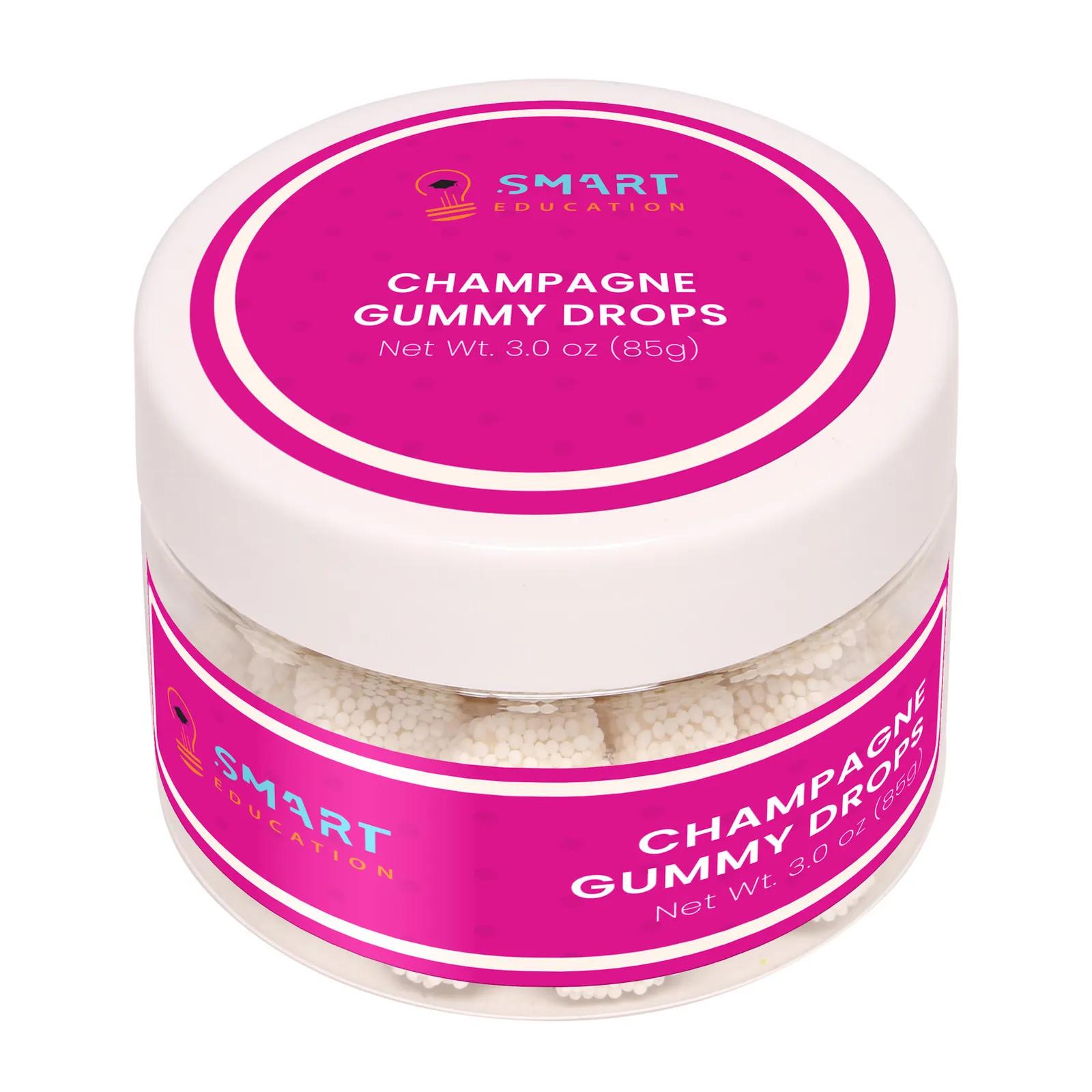 Champagne Flavored Gummy Drops Small Jar - 3 oz - product view 2