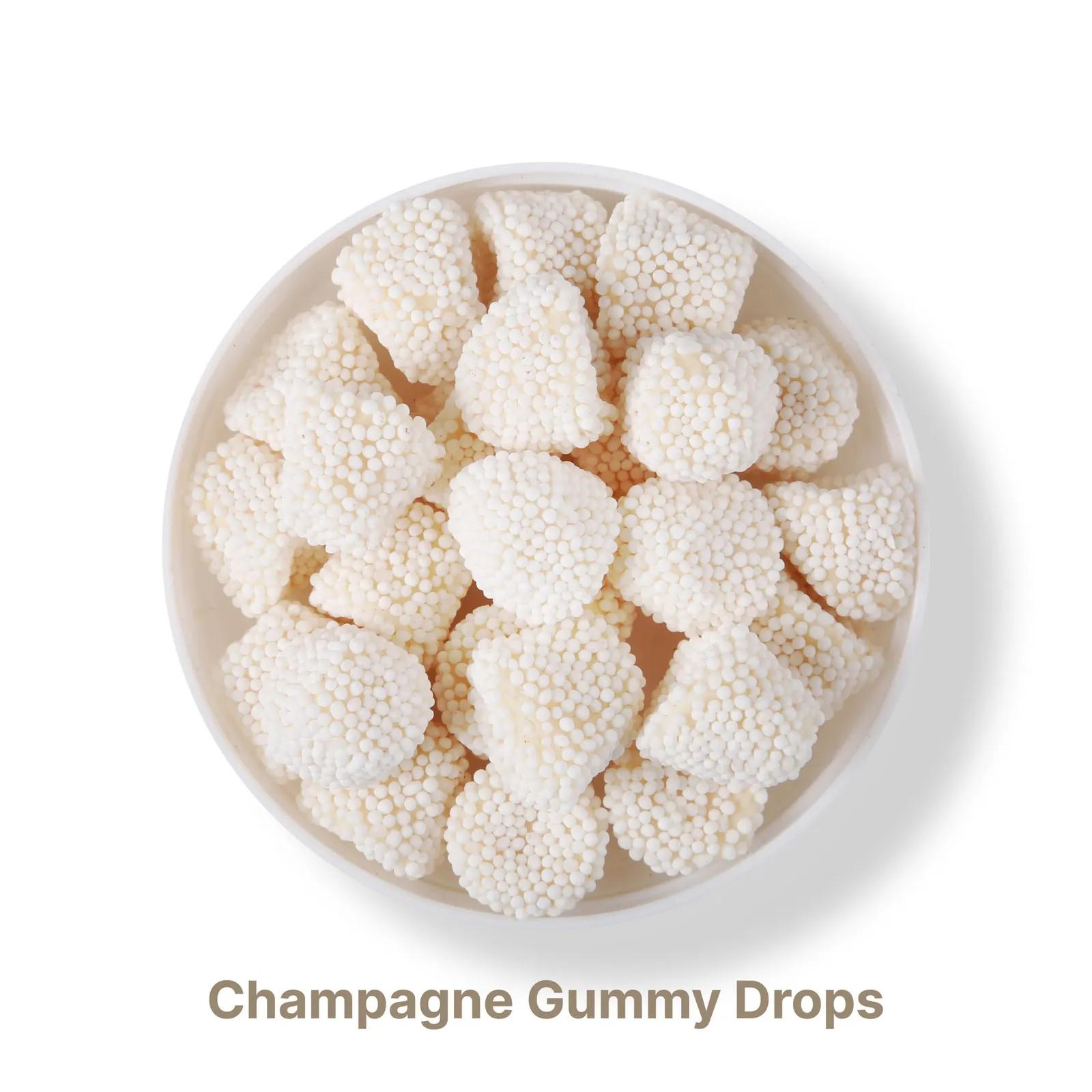Champagne Flavored Gummy Drops Small Jar - 3 oz - product view 3
