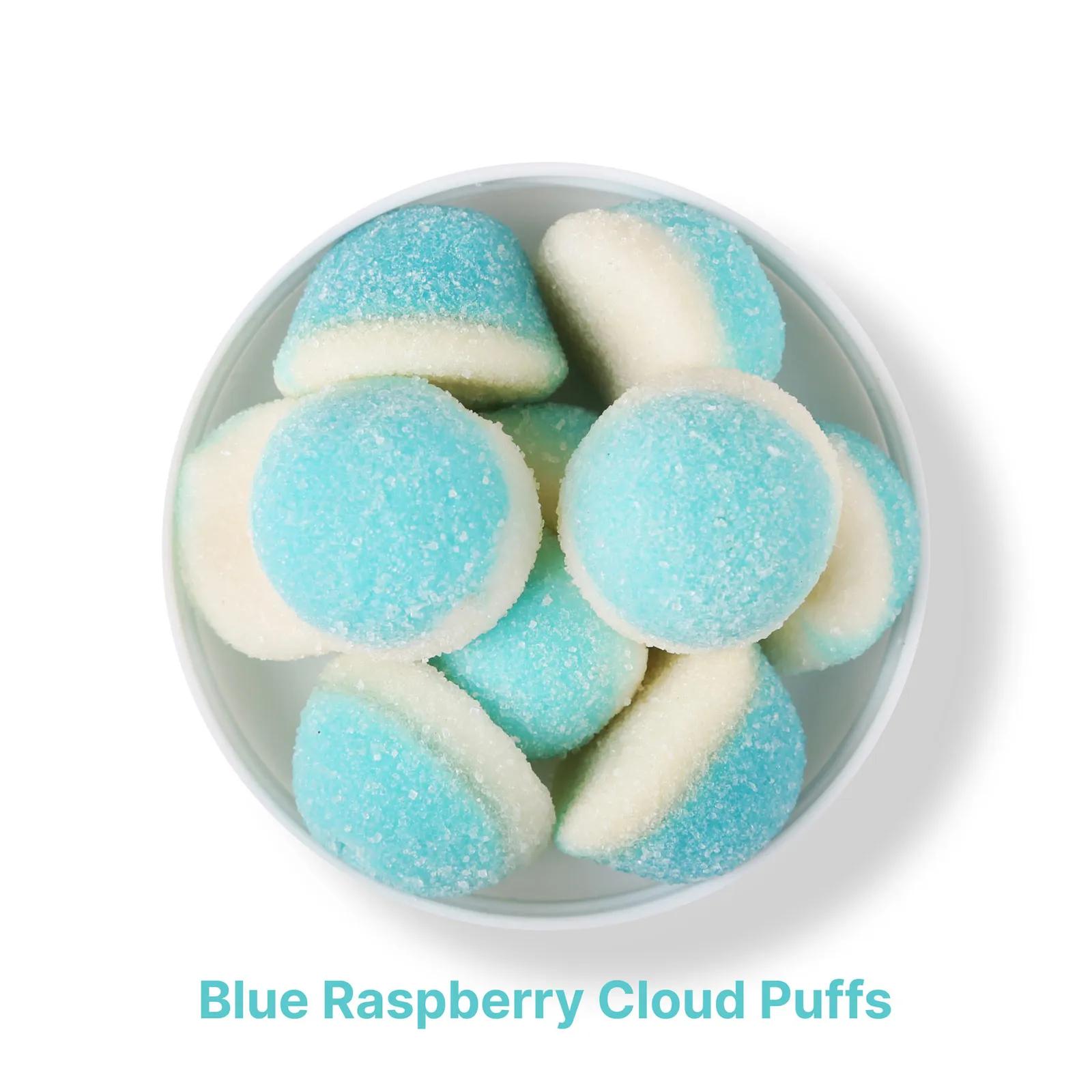 Gummy Cloud Puffs Blue Raspberry Flavor - 7 oz - product view 4