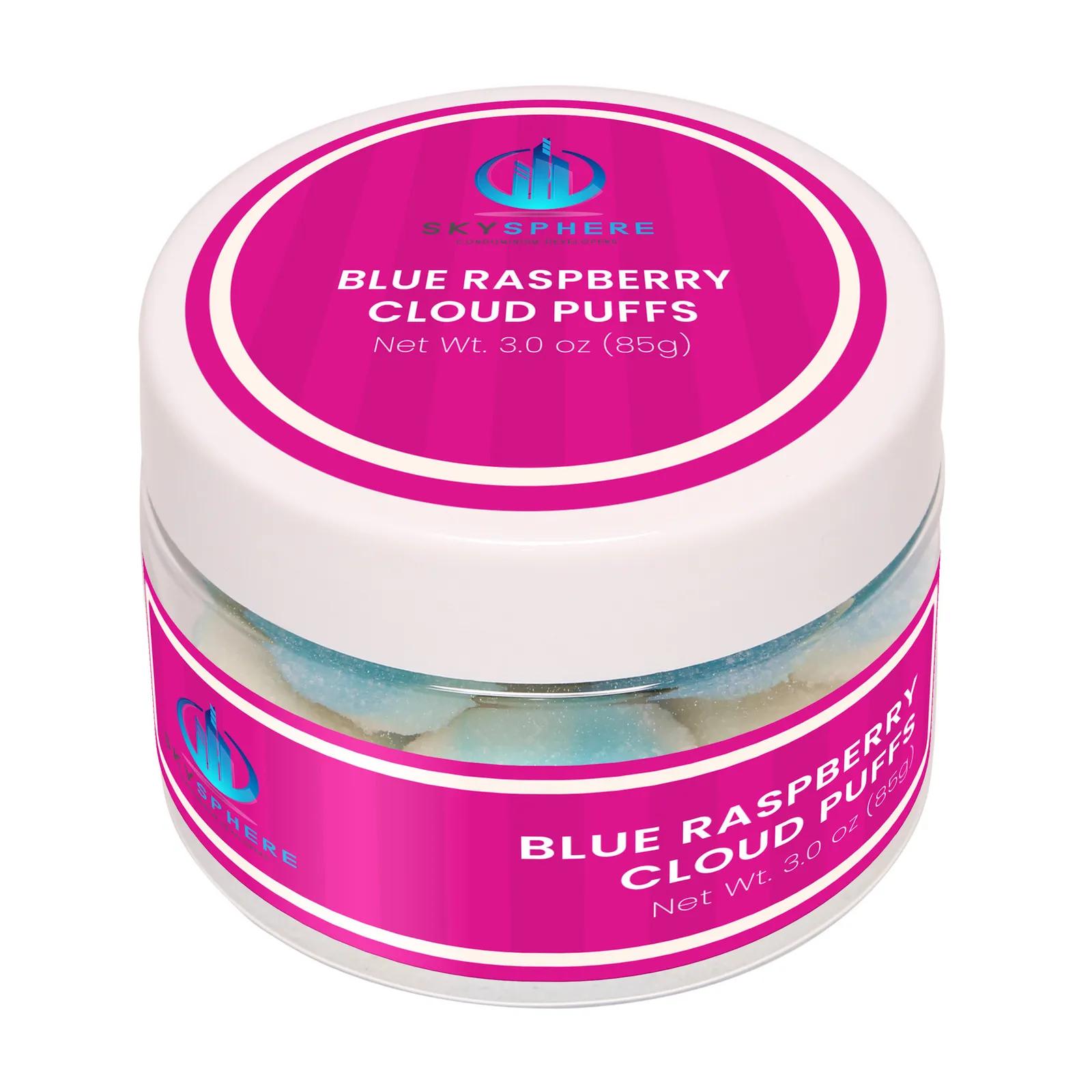 Gummy Cloud Puffs Blue Raspberry Flavor - 3 oz - product view 2