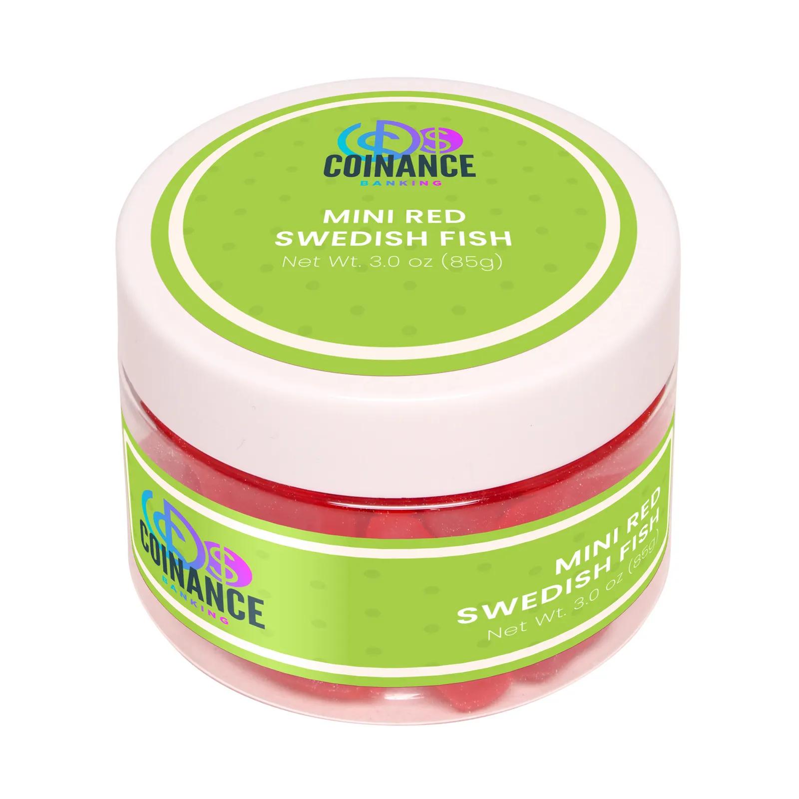 Gummy Fish Mini Red Swedish Style Chewy - 3 oz - product view 2