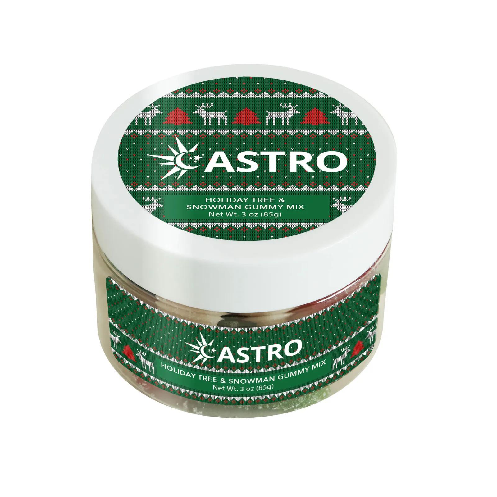 Holiday Gummy Mix Tree and Snowman Shapes - 3 oz - product view 2