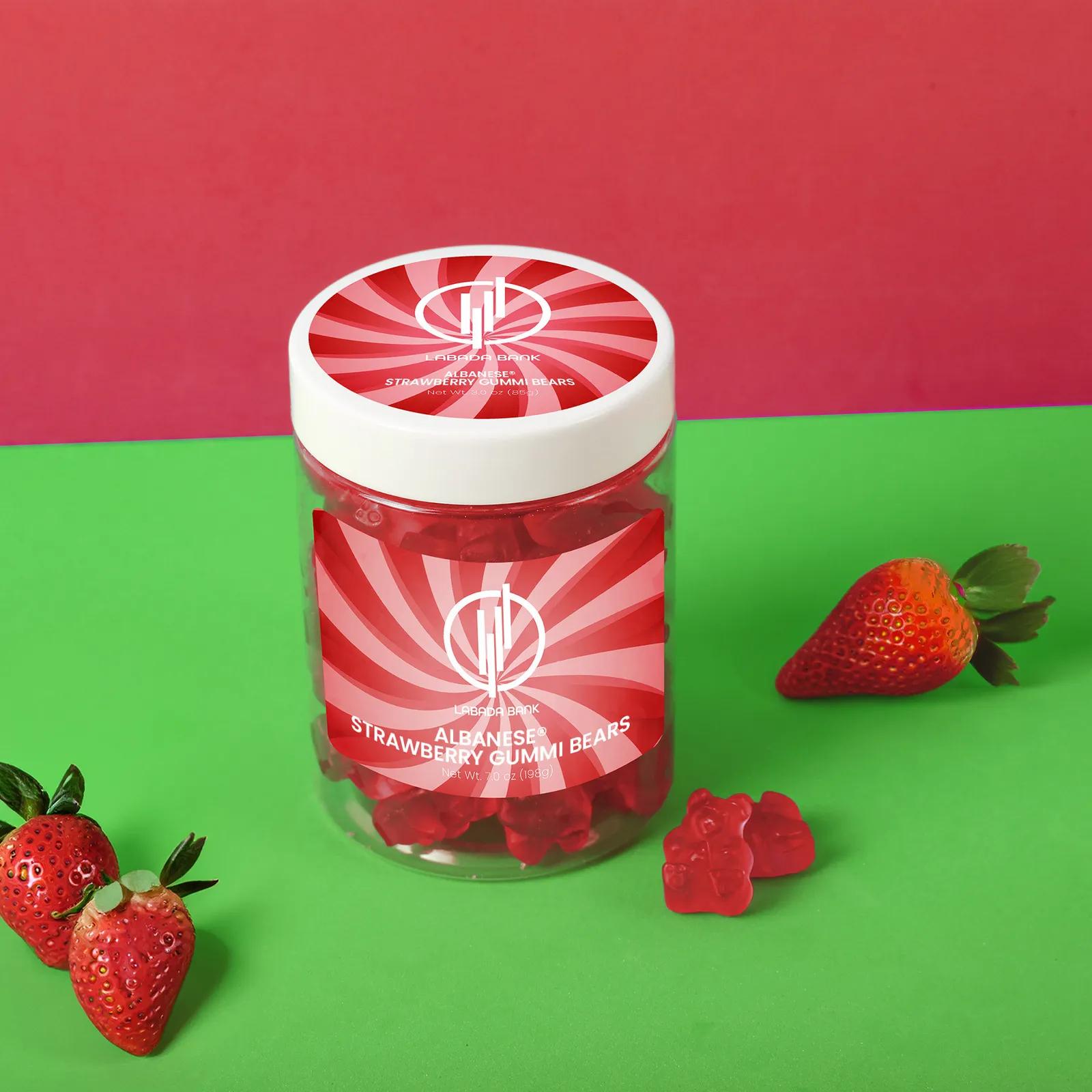 Gummy Bears Strawberry Flavored in Jar - 7 oz