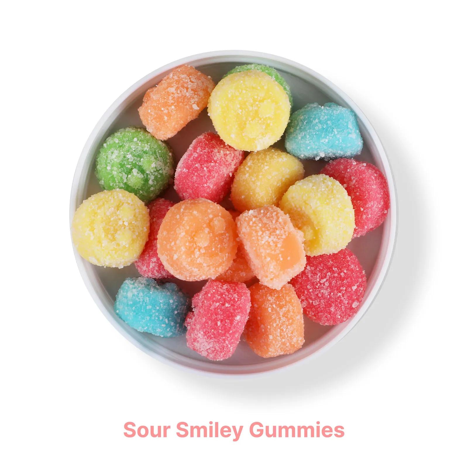 Gummy Packet Sour Smiley Face Fruit - 1.3 oz - product view 2