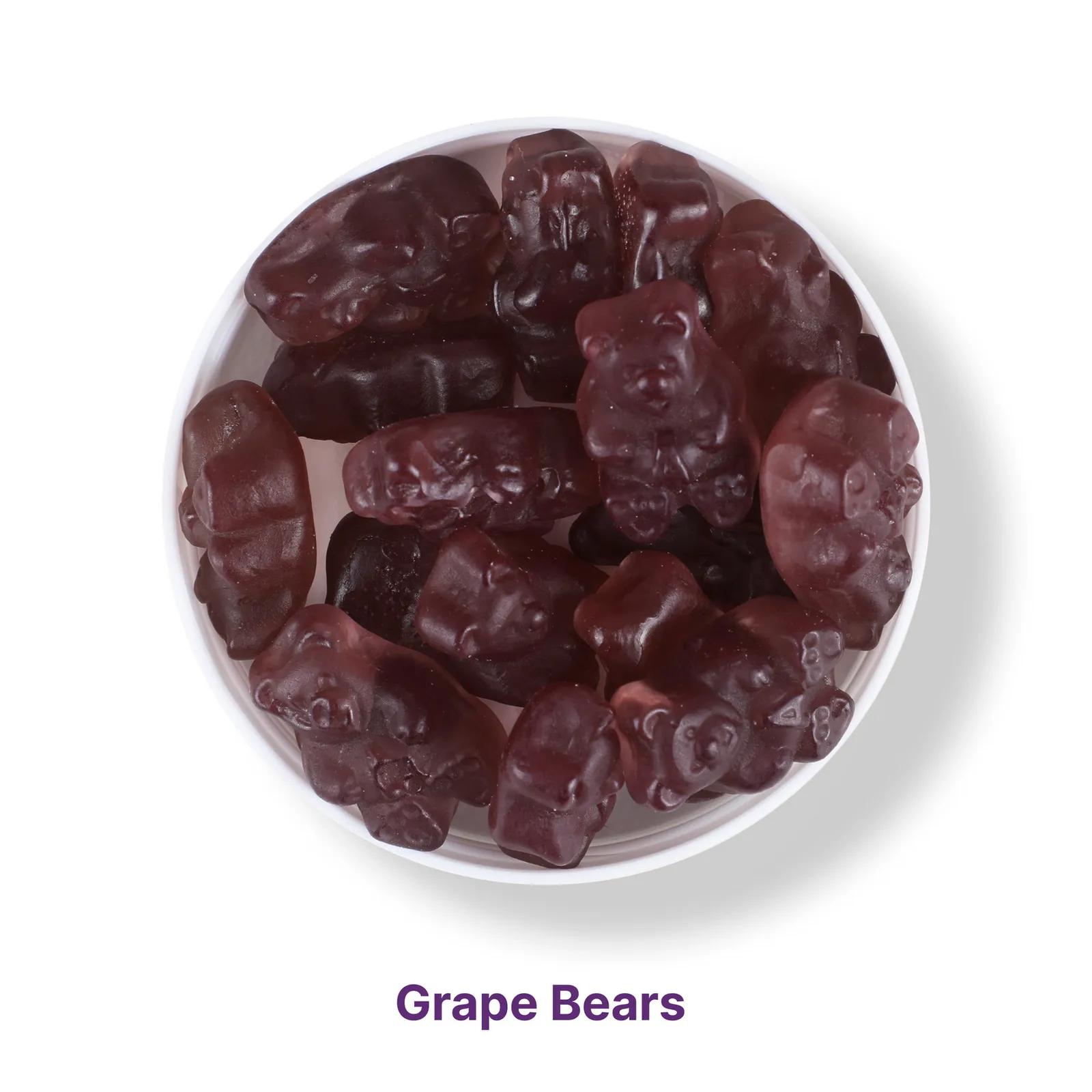 Gummy Jar Bear Shaped Grape Flavor - 3 oz - product view 2