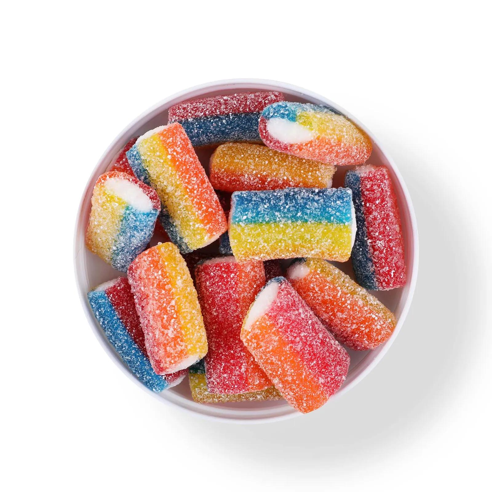 Sour Rainbow Licorice Bites Taster Packet - 1.3 oz - product view 2