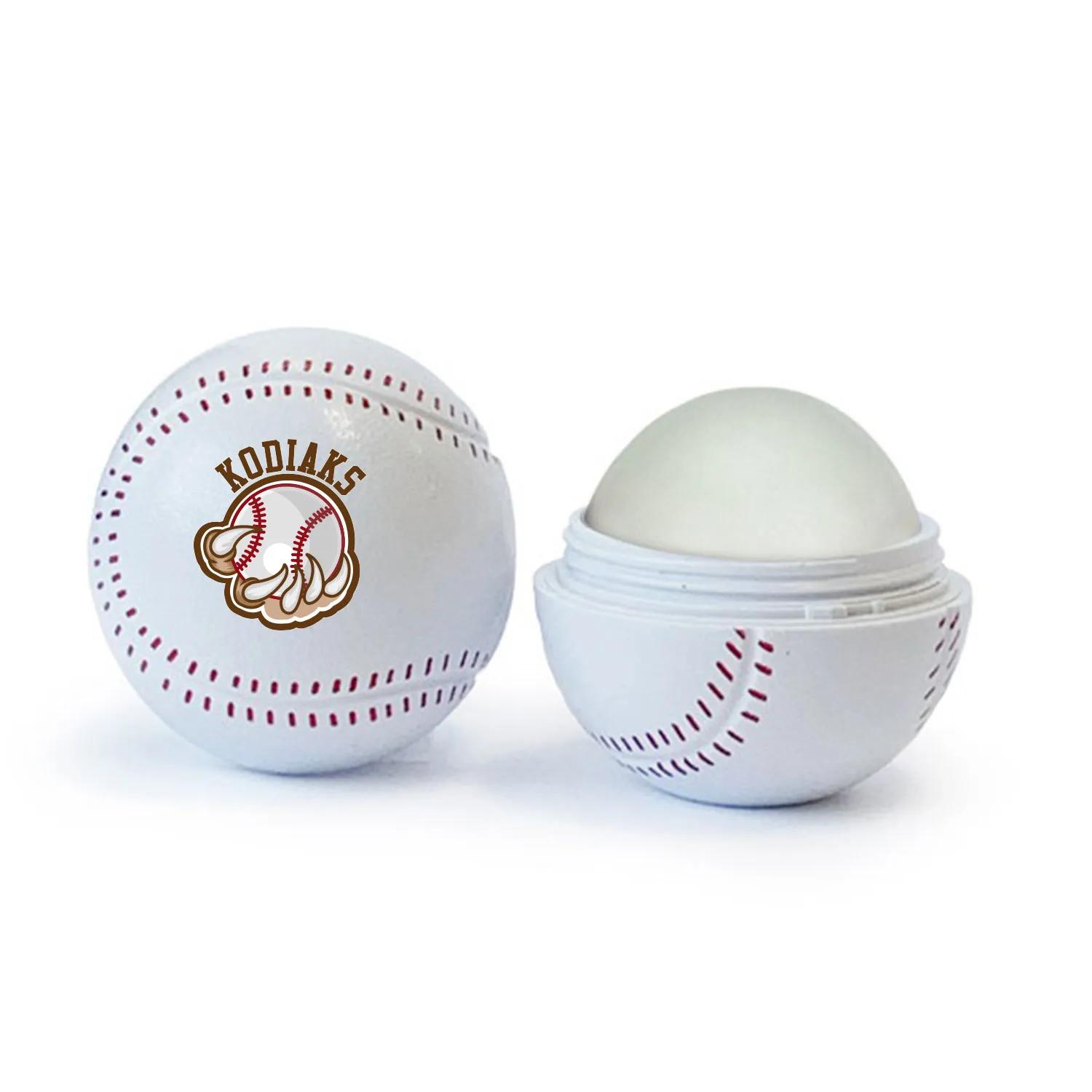 Baseball Shaped Lip Moisturizer All-Natural Beeswax - 1.5 in - product view 2