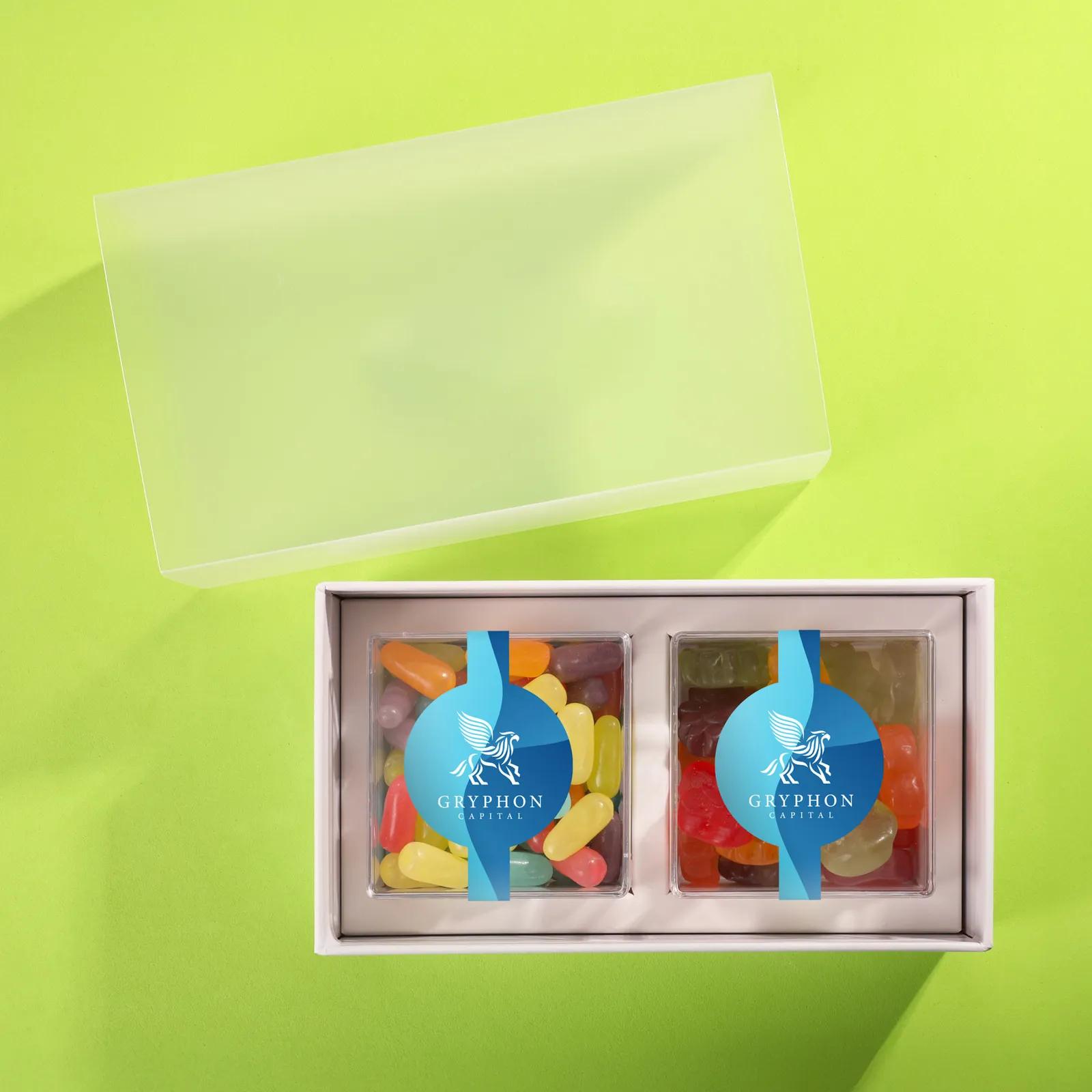 Candy Gift Set with Clear Cubes - 3.8 x 7 x 2.1 in - product view 4