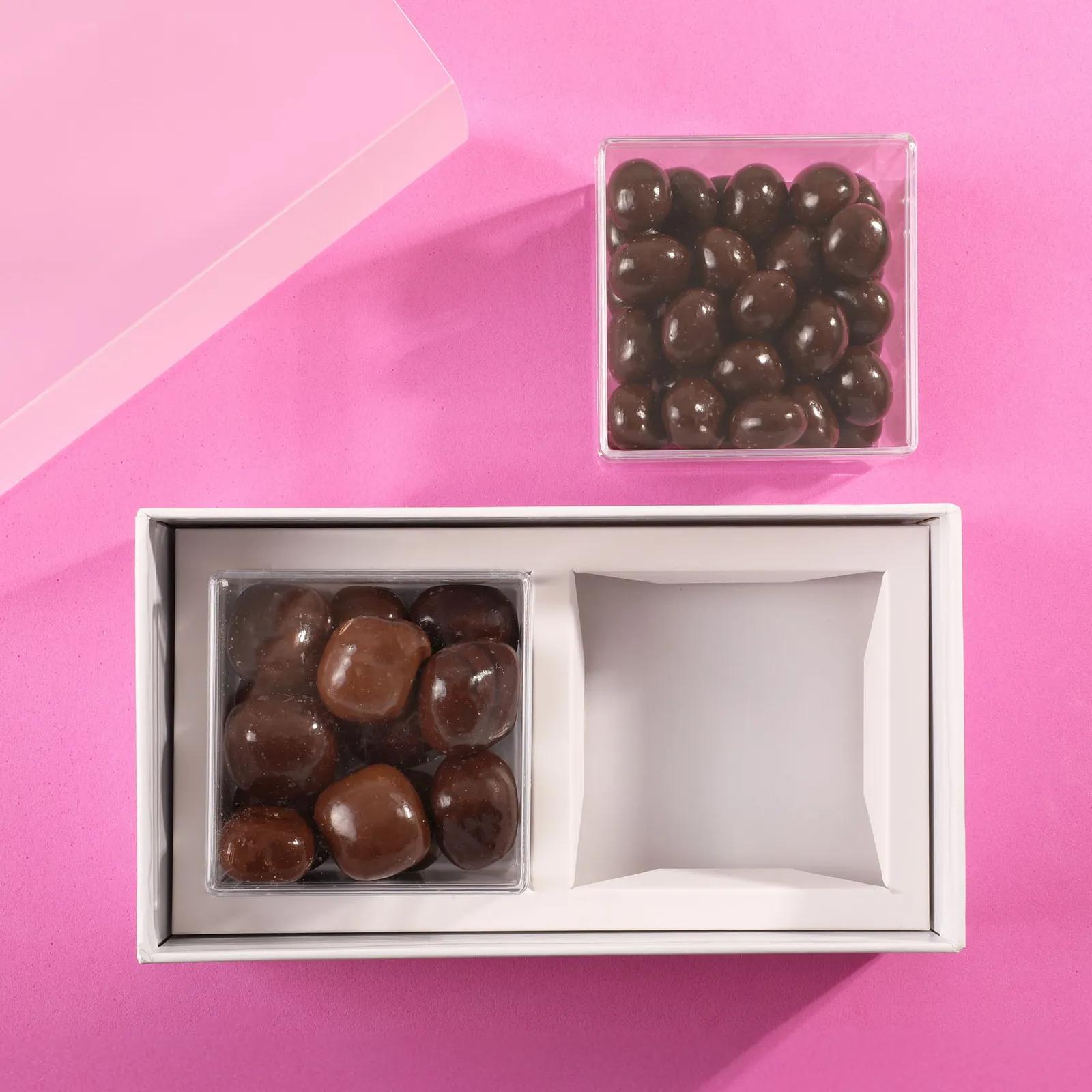 Premium Candy Gift Set with Clear Cubes - 3.8 x 7 x 2.1 in - blank view 13