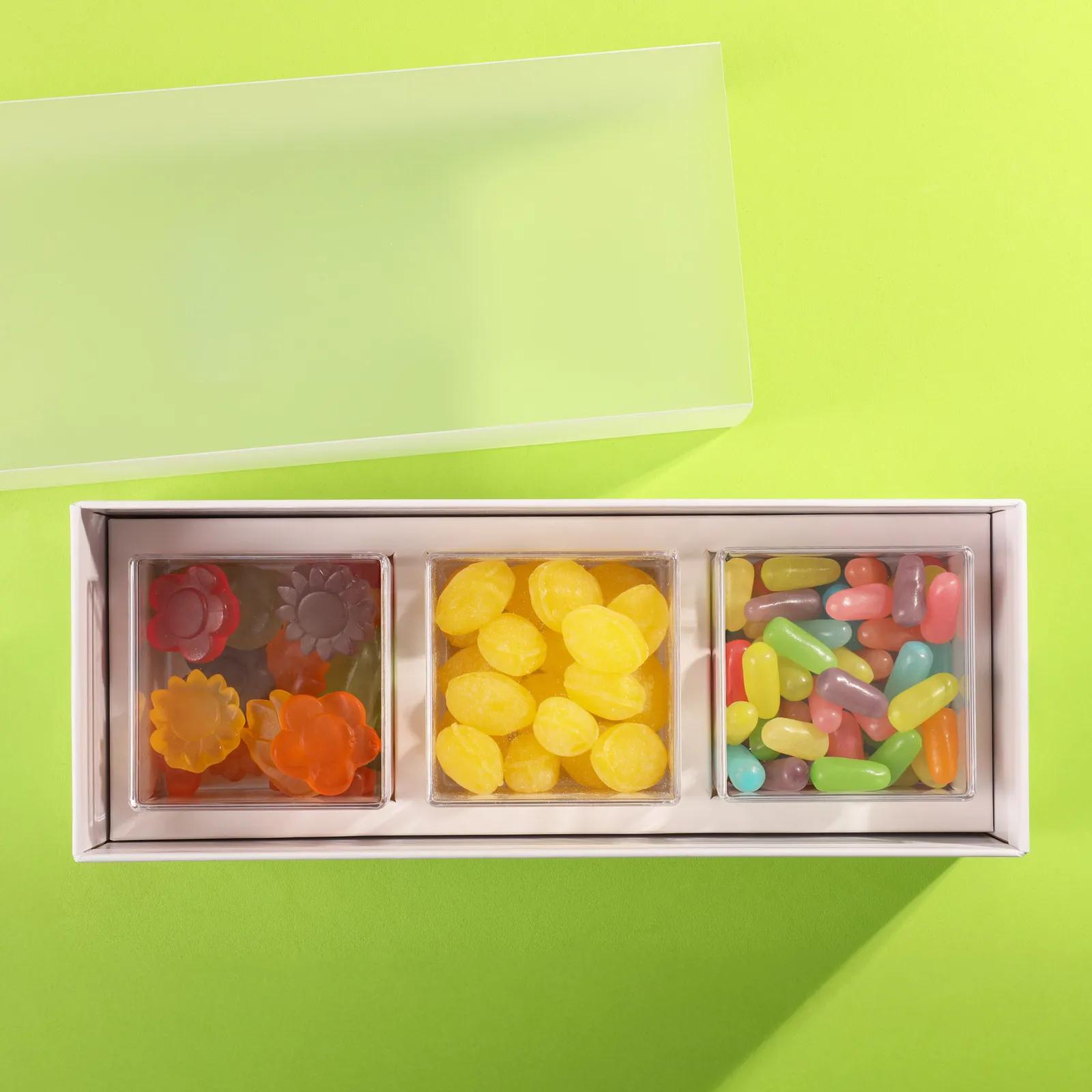 Candy Gift Set with Clear Cubes (3 Pack) - 3.8 x 10.1 x 2.1 in - blank view 13
