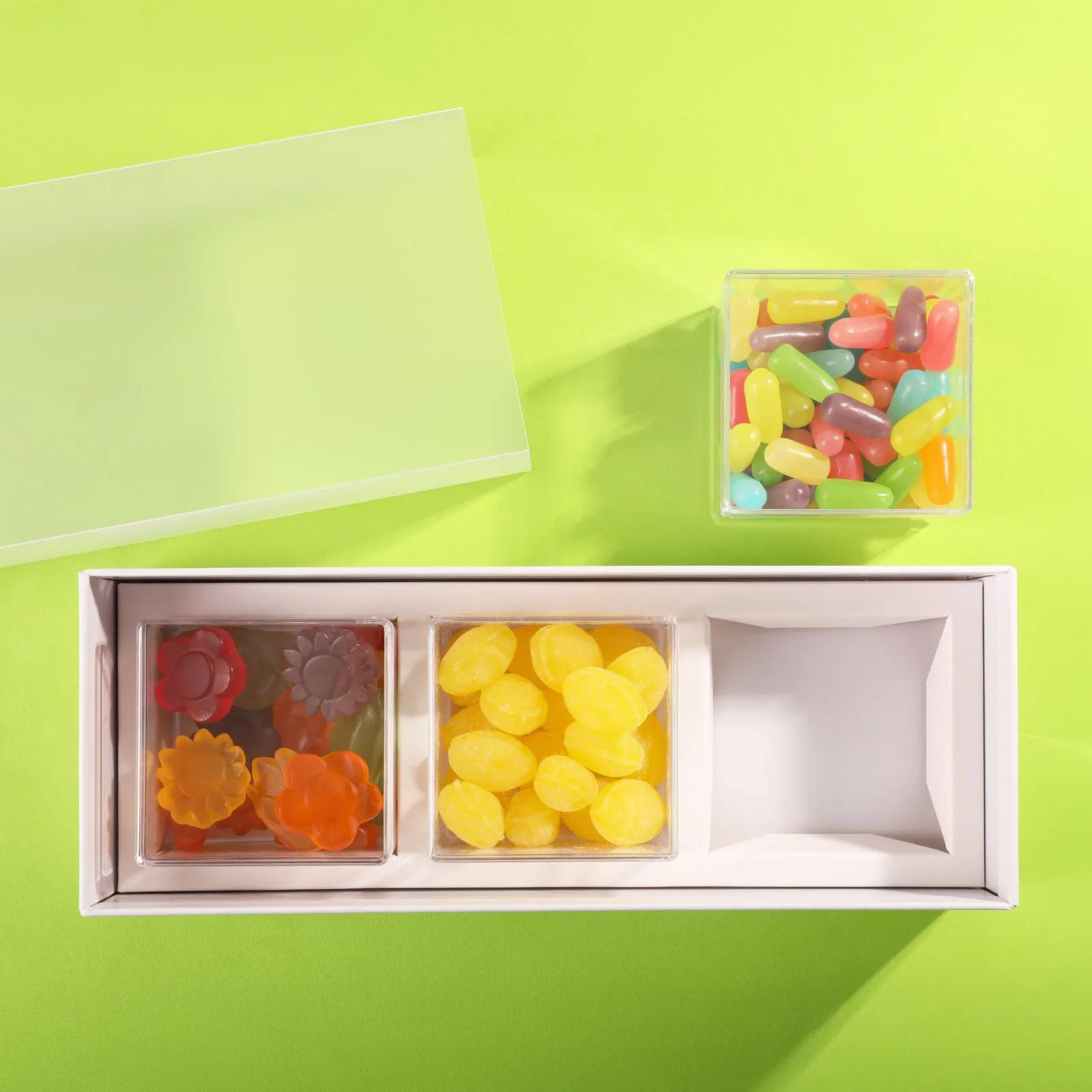 Candy Gift Set with Clear Cubes (3 Pack) - 3.8 x 10.1 x 2.1 in - blank view 14