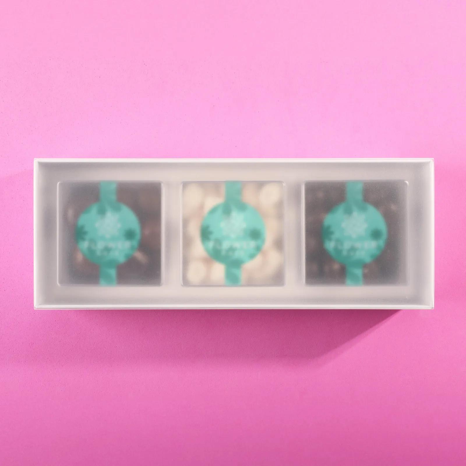Premium Candy Gift Set with Clear Cubes (3 Pack) - 3.8 x 10.1 x 2.1 in - product view 7