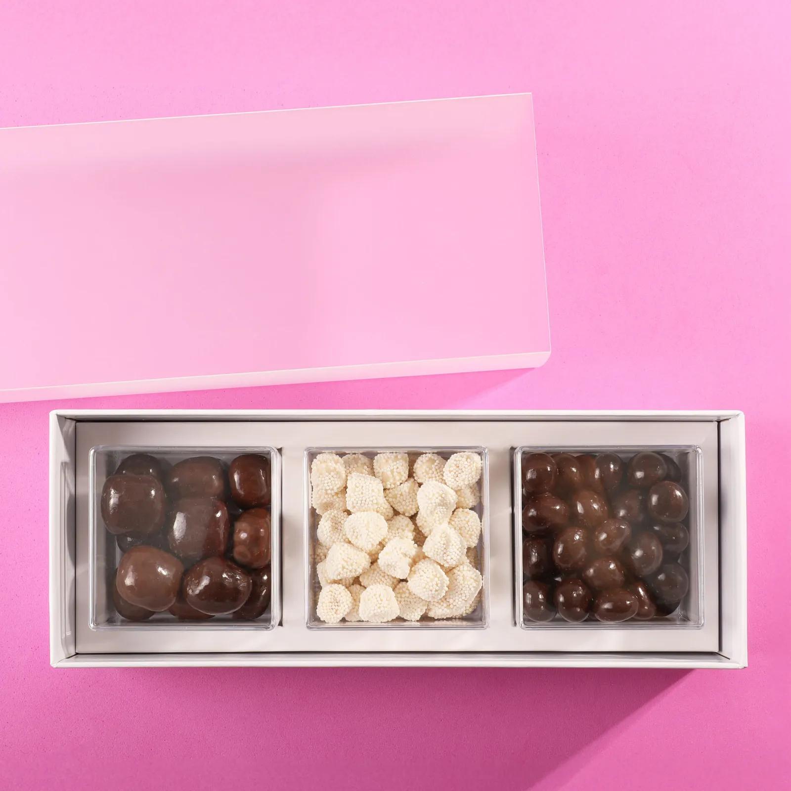 Premium Candy Gift Set with Clear Cubes (3 Pack) - 3.8 x 10.1 x 2.1 in - blank view 13