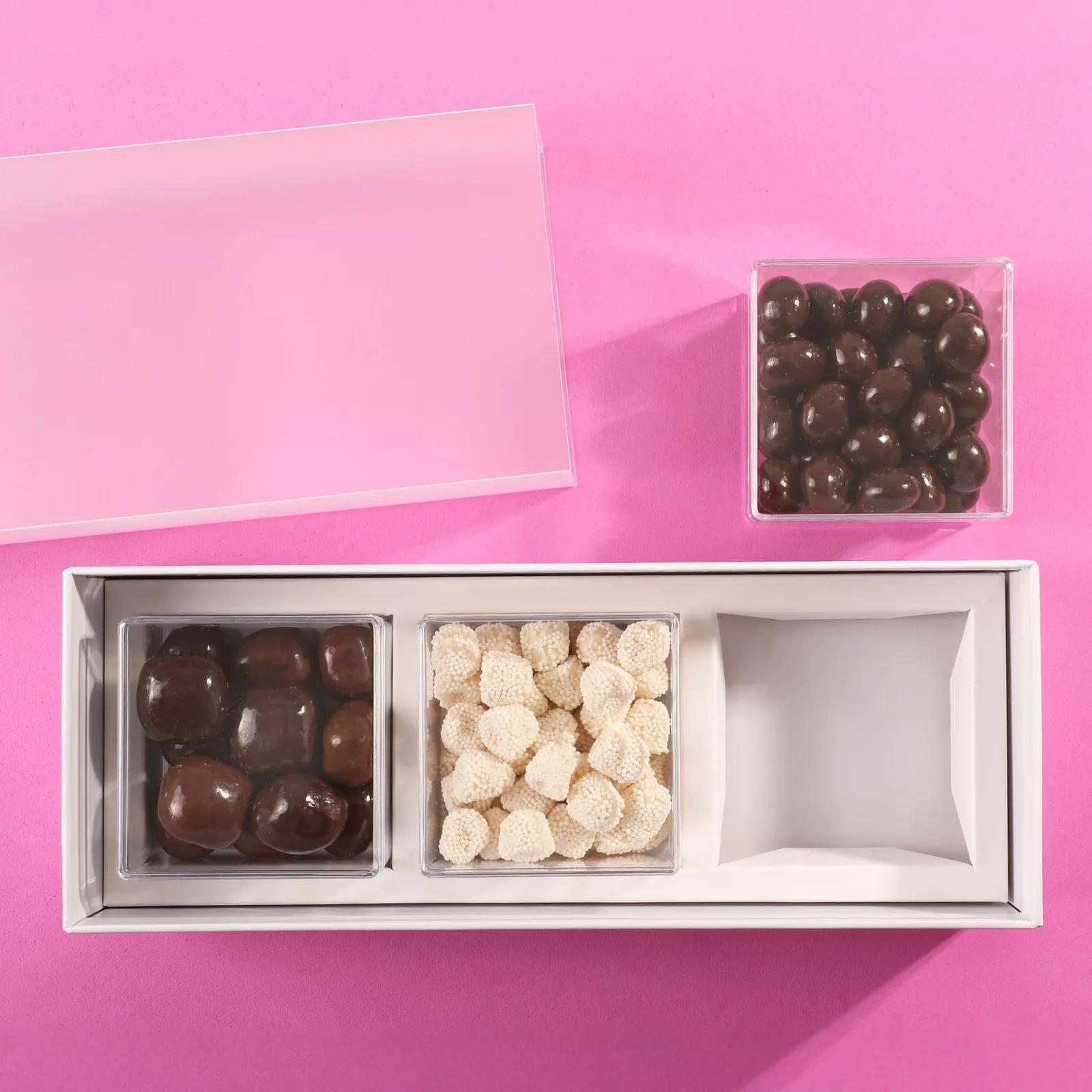 Premium Candy Gift Set with Clear Cubes (3 Pack) - 3.8 x 10.1 x 2.1 in - blank view 14