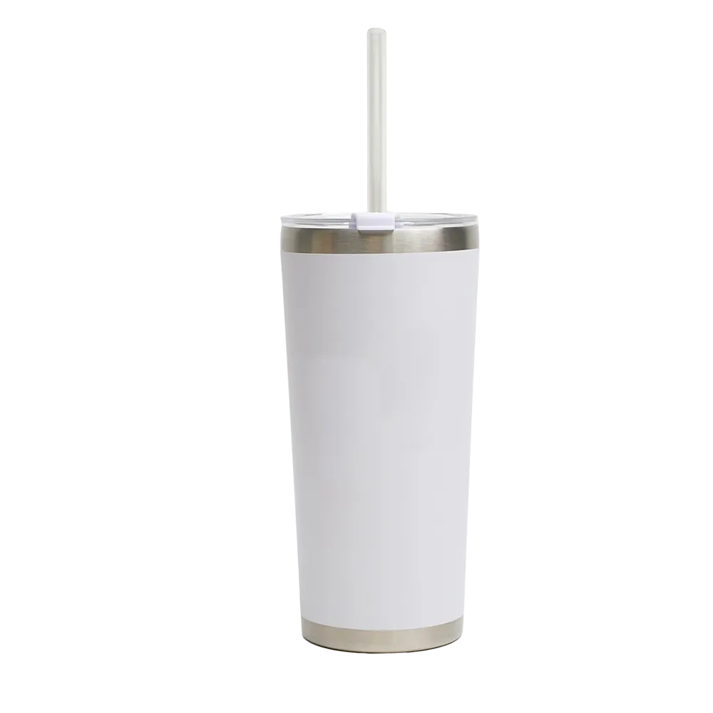 Classic Tumbler with Straw - 20 oz - blank view 9