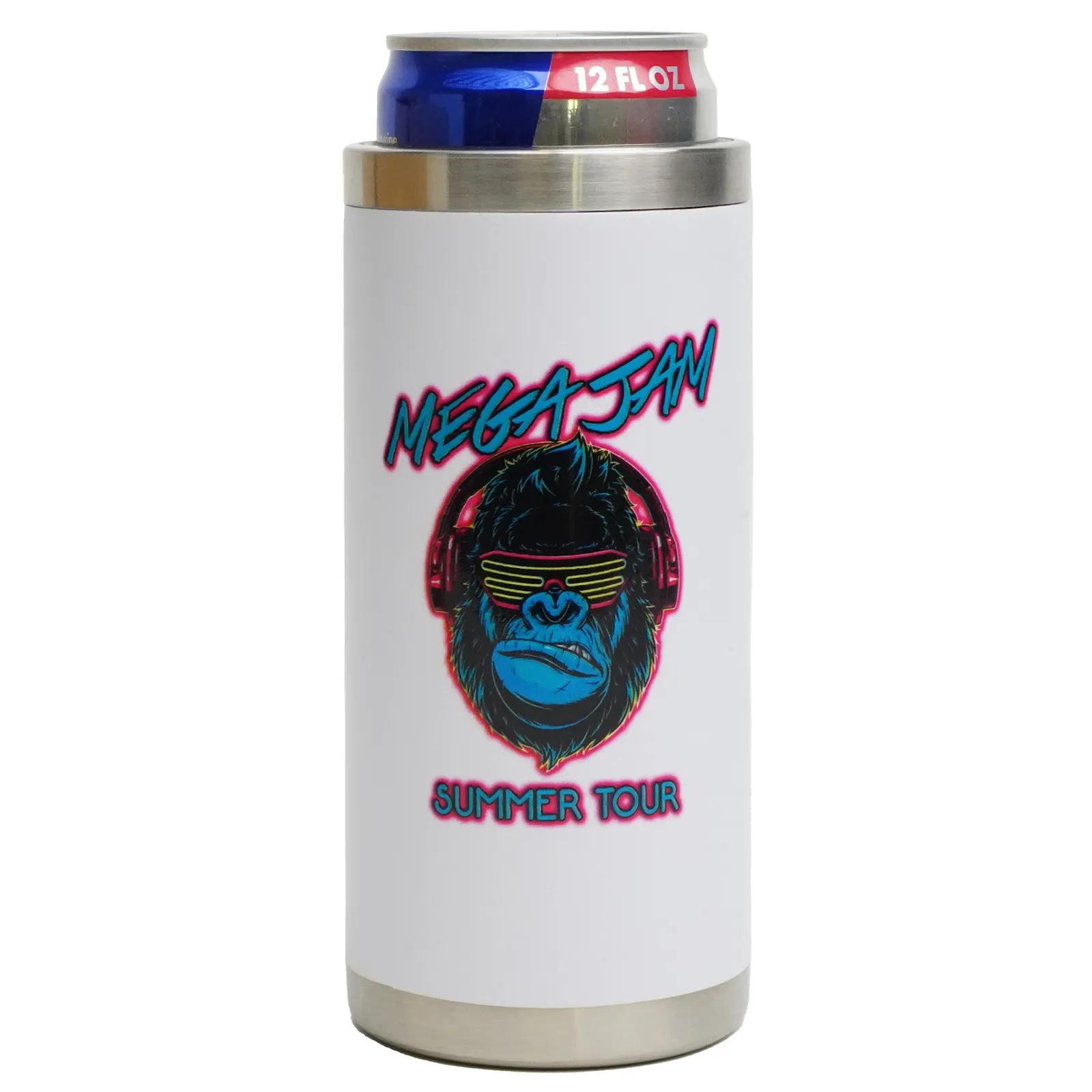 Stainless Steel Can Insulator Ultra Slim - 12 oz - product view 6